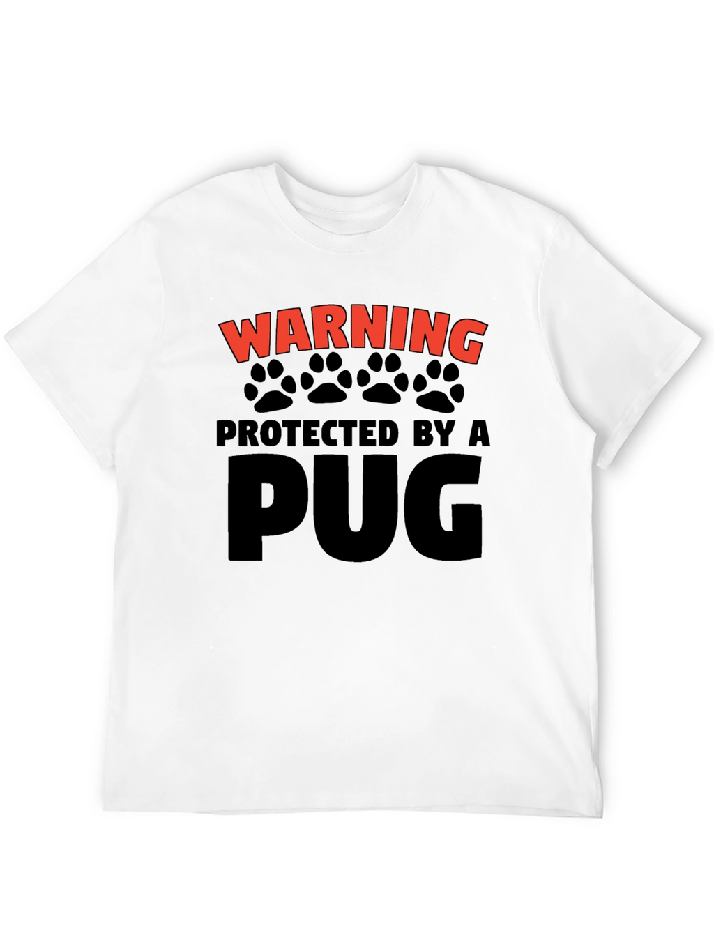Protected By A Pug Graphic Tee