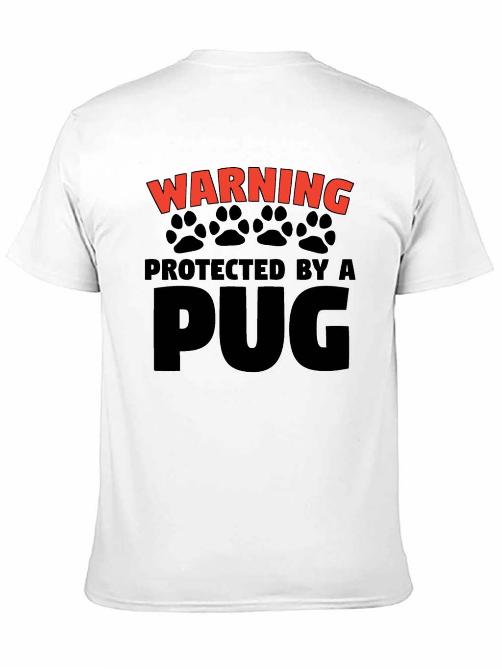 Protected By A Pug Graphic Tee