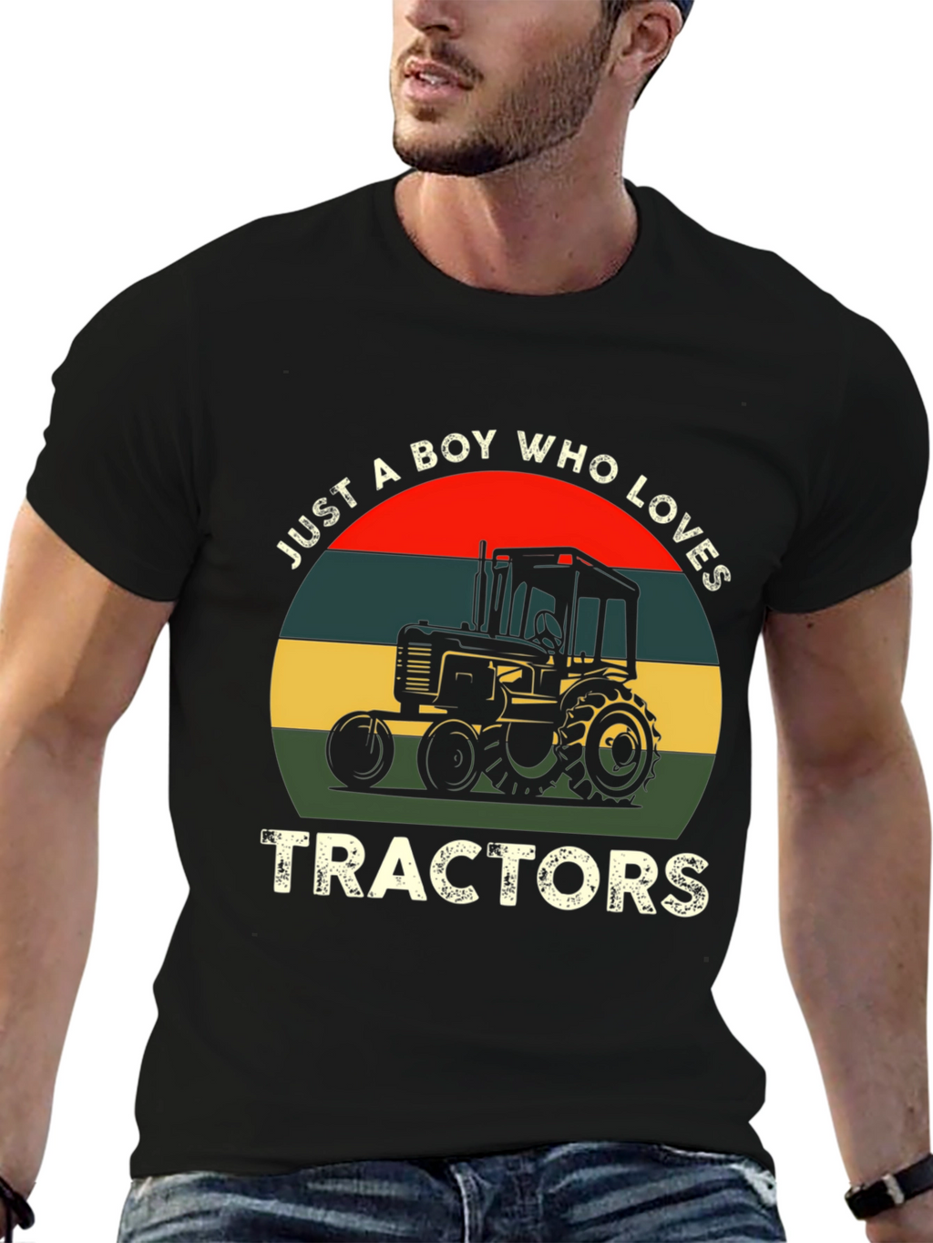Just A Boy Who Loves Tractors T-Shirt