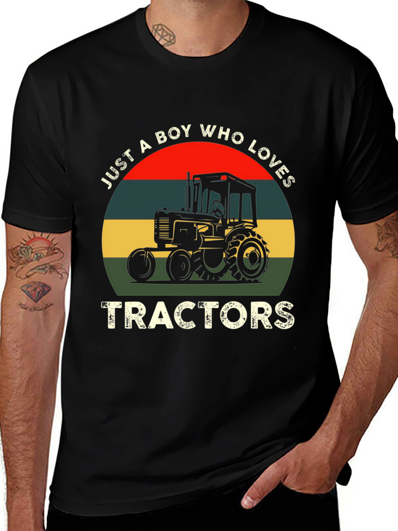 Just A Boy Who Loves Tractors T-Shirt