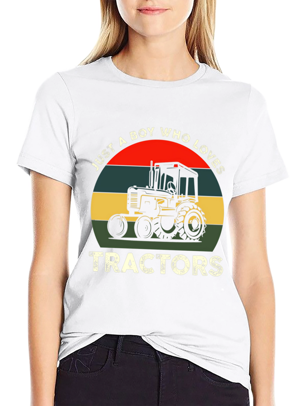 Just A Boy Who Loves Tractors T-Shirt