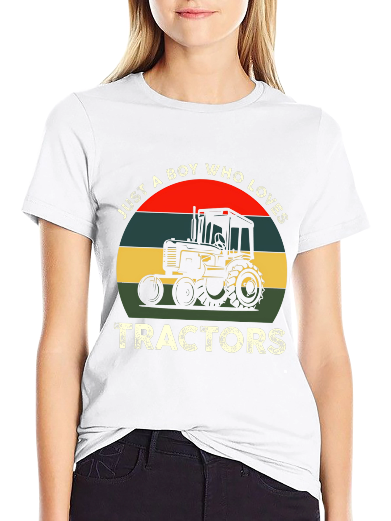 Just A Boy Who Loves Tractors T-Shirt