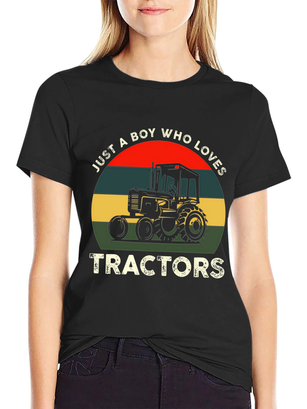 Just A Boy Who Loves Tractors T-Shirt