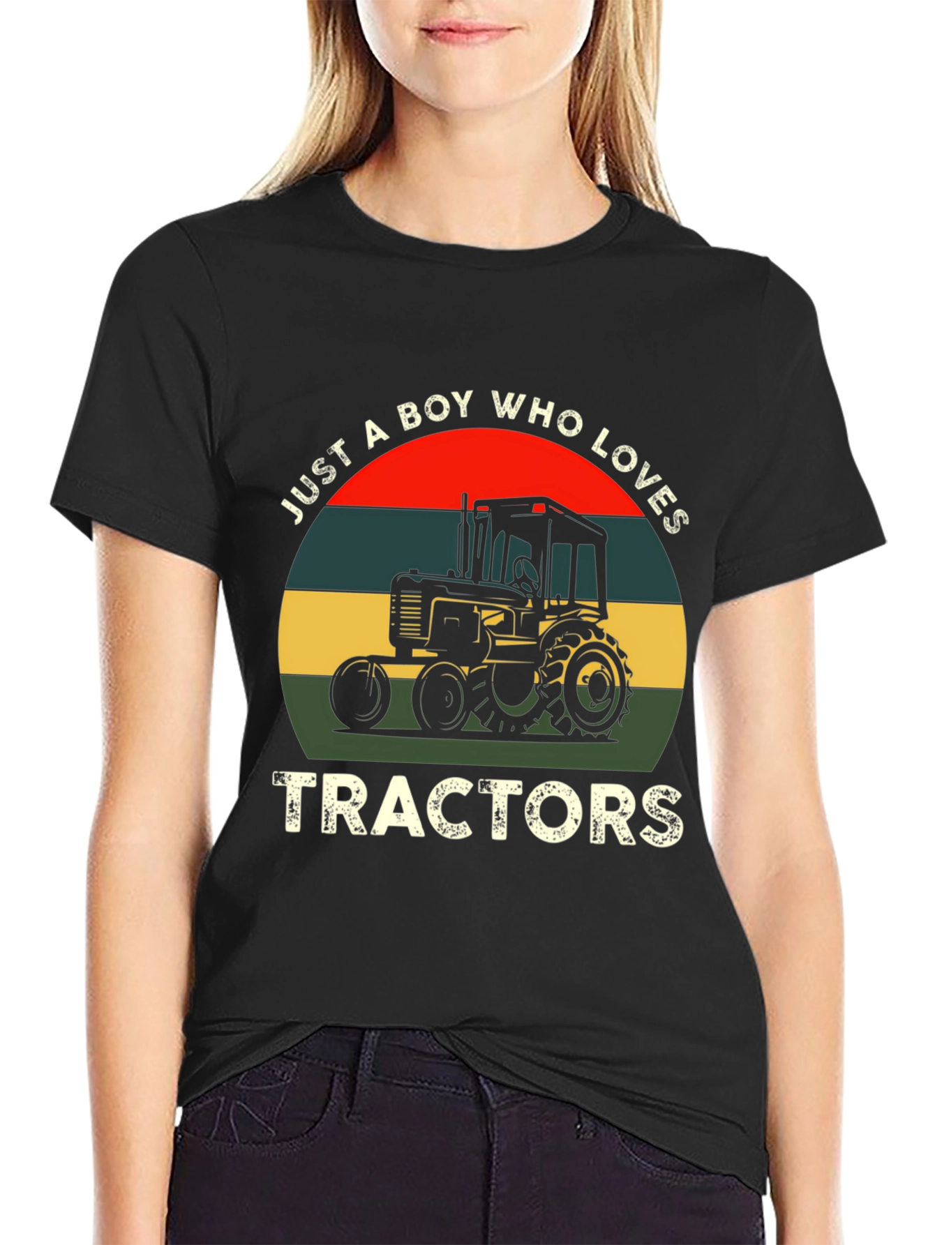 Just A Boy Who Loves Tractors T-Shirt