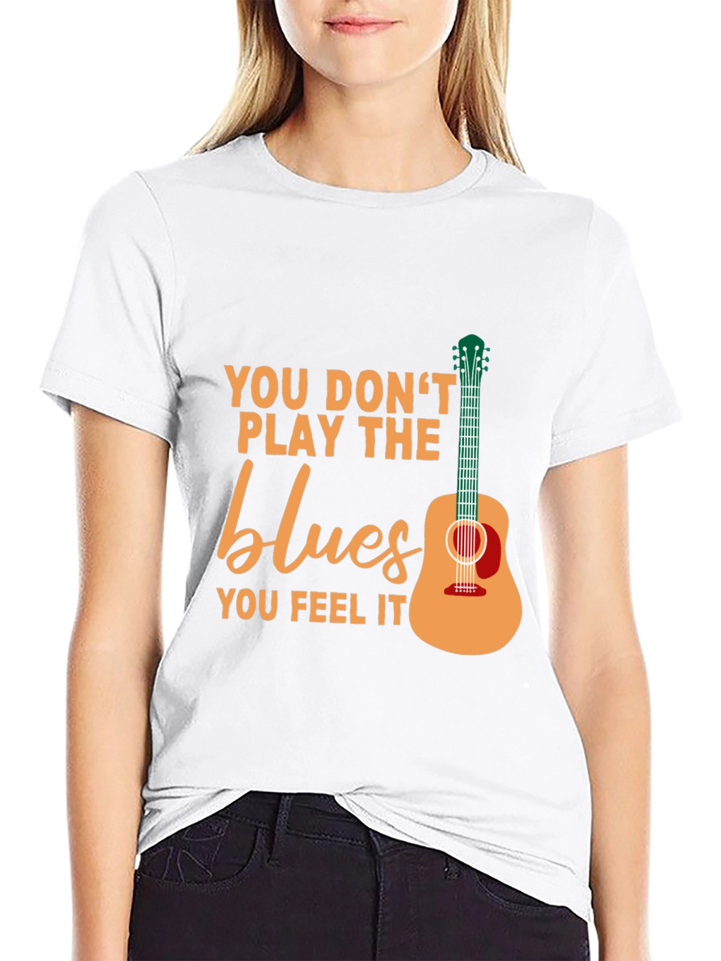 Blues Music T-Shirt - Feel the Blues!