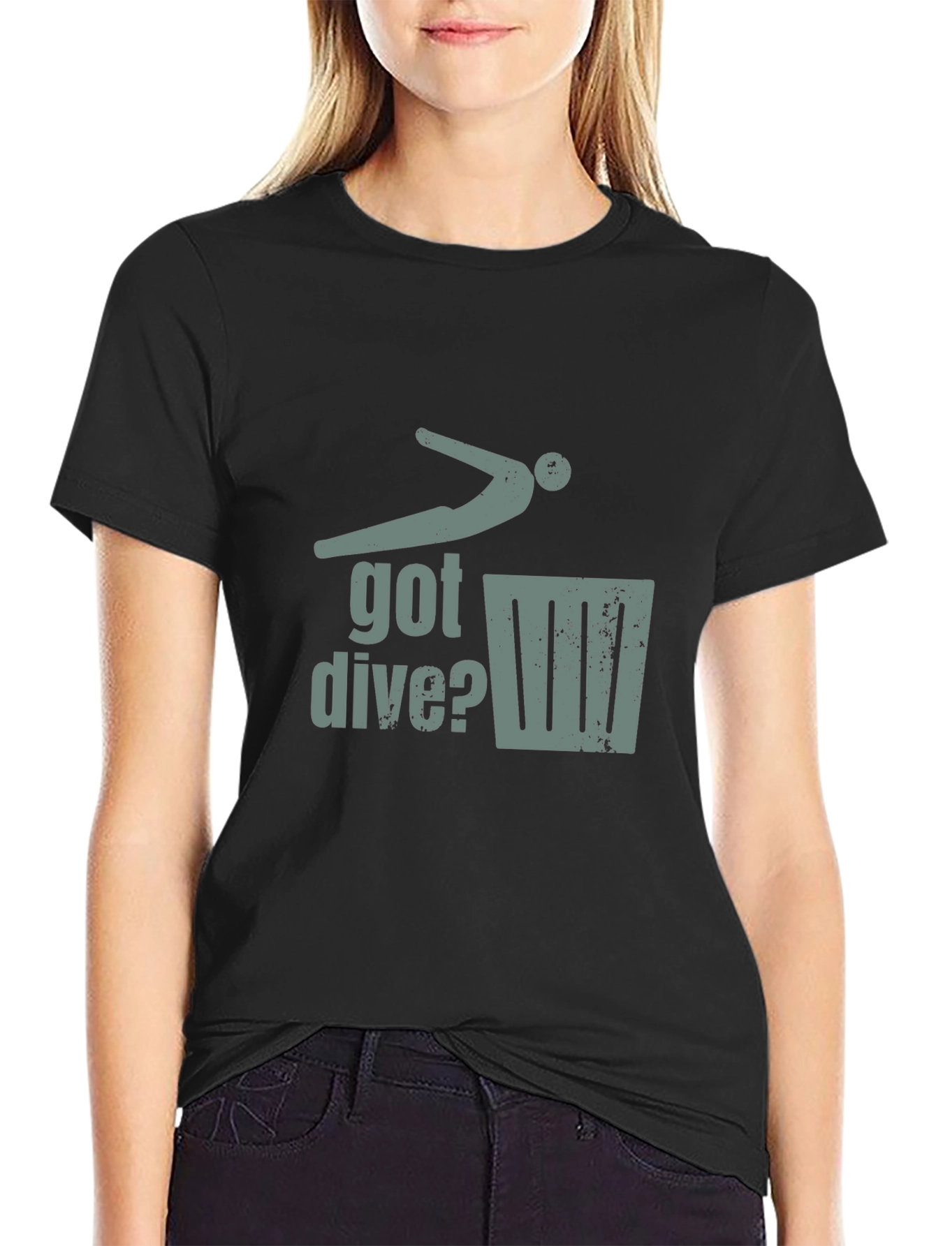 Got Dive? Funny Diving T-Shirt - Black