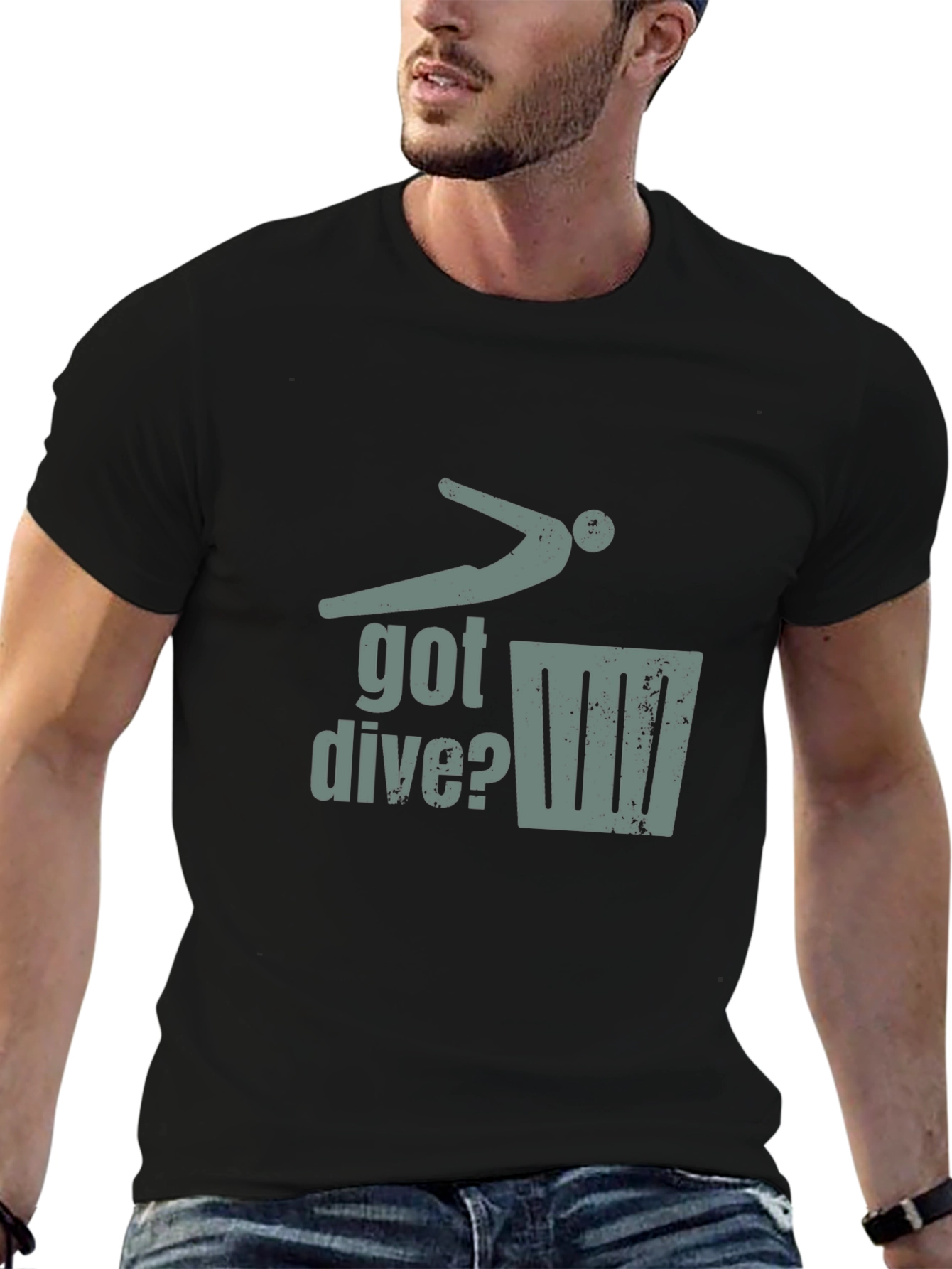 Got Dive? Funny Diving T-Shirt - Black