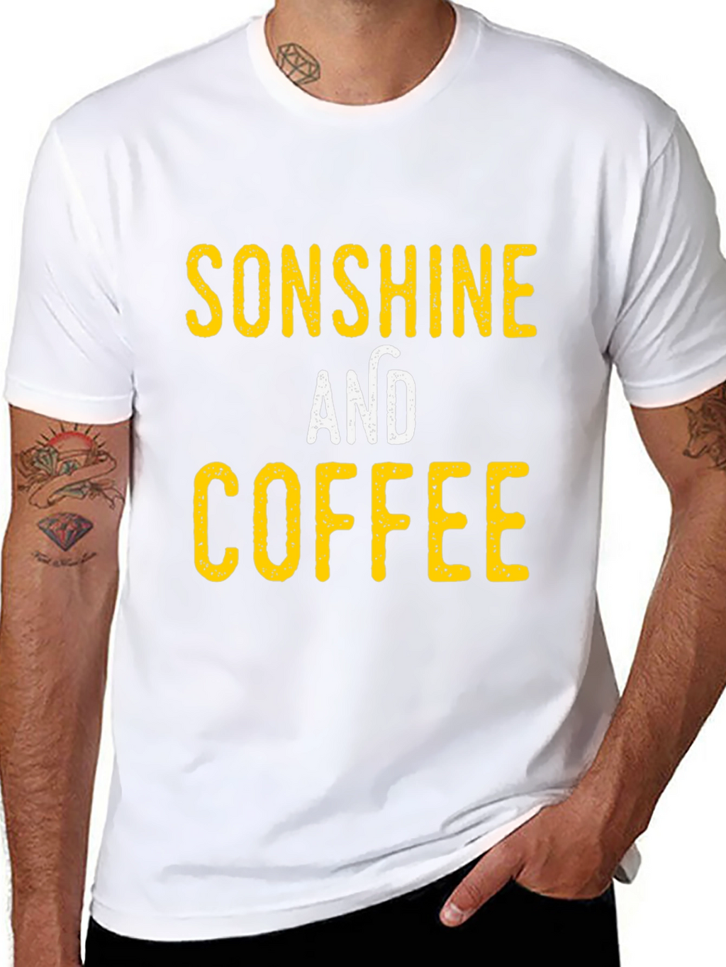 Sunshine and Coffee Graphic Tee