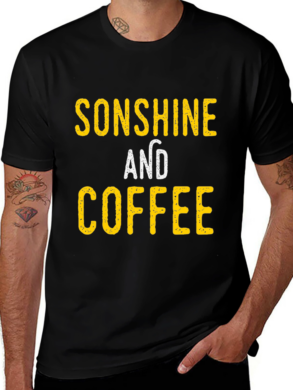 Sunshine and Coffee Graphic Tee