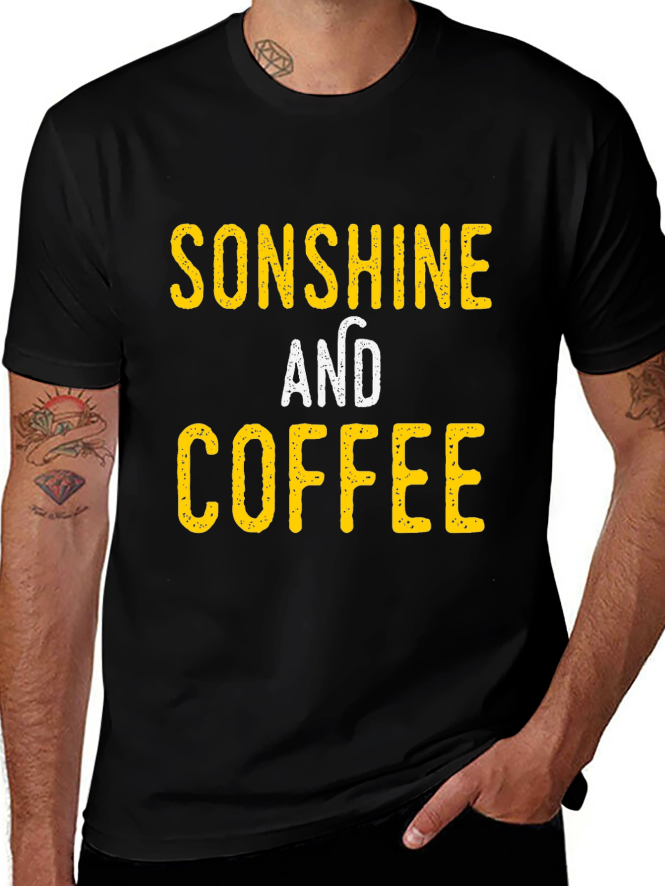 Sunshine and Coffee Graphic Tee