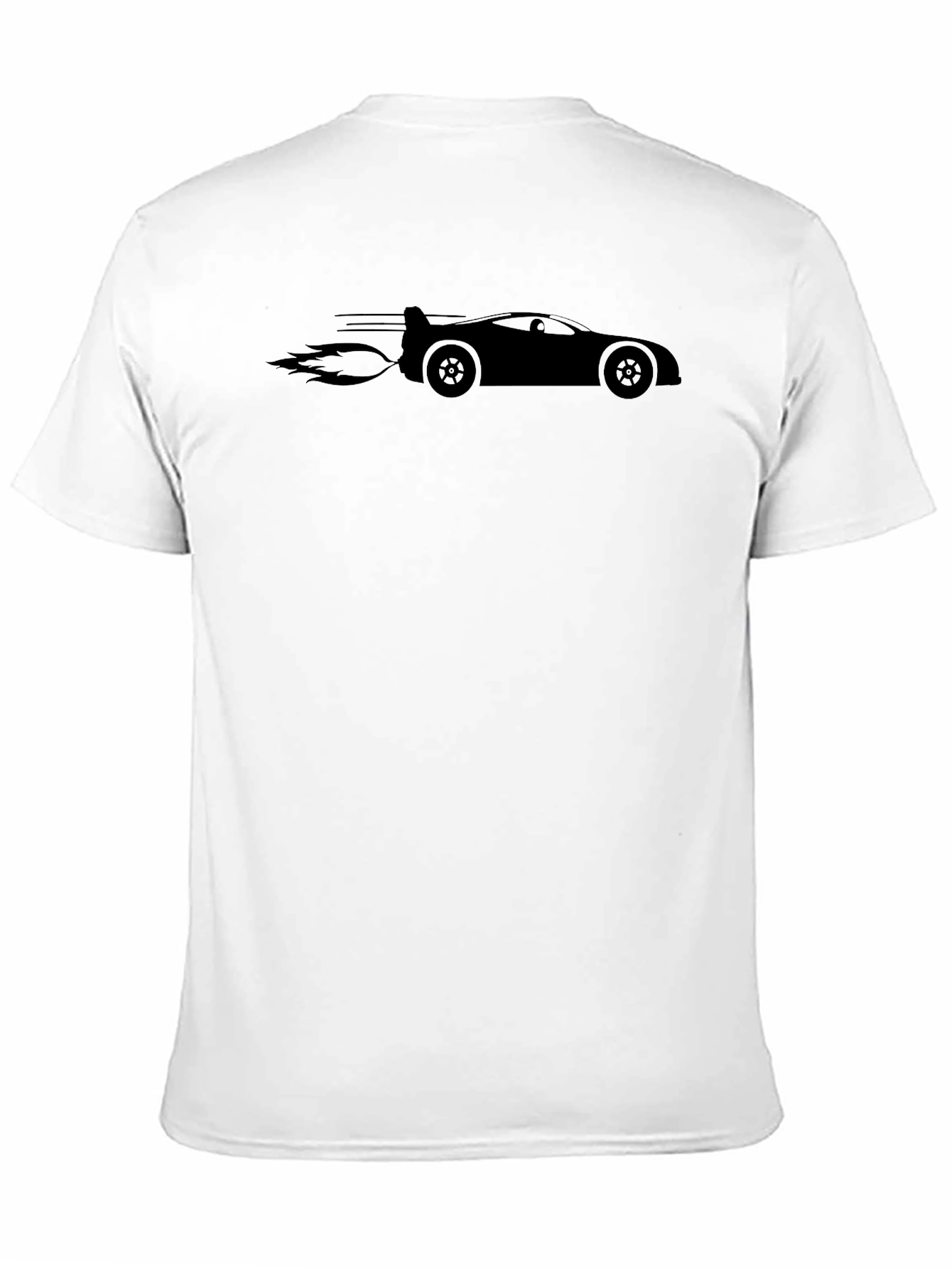 Sleek Black Car Rocket Tee