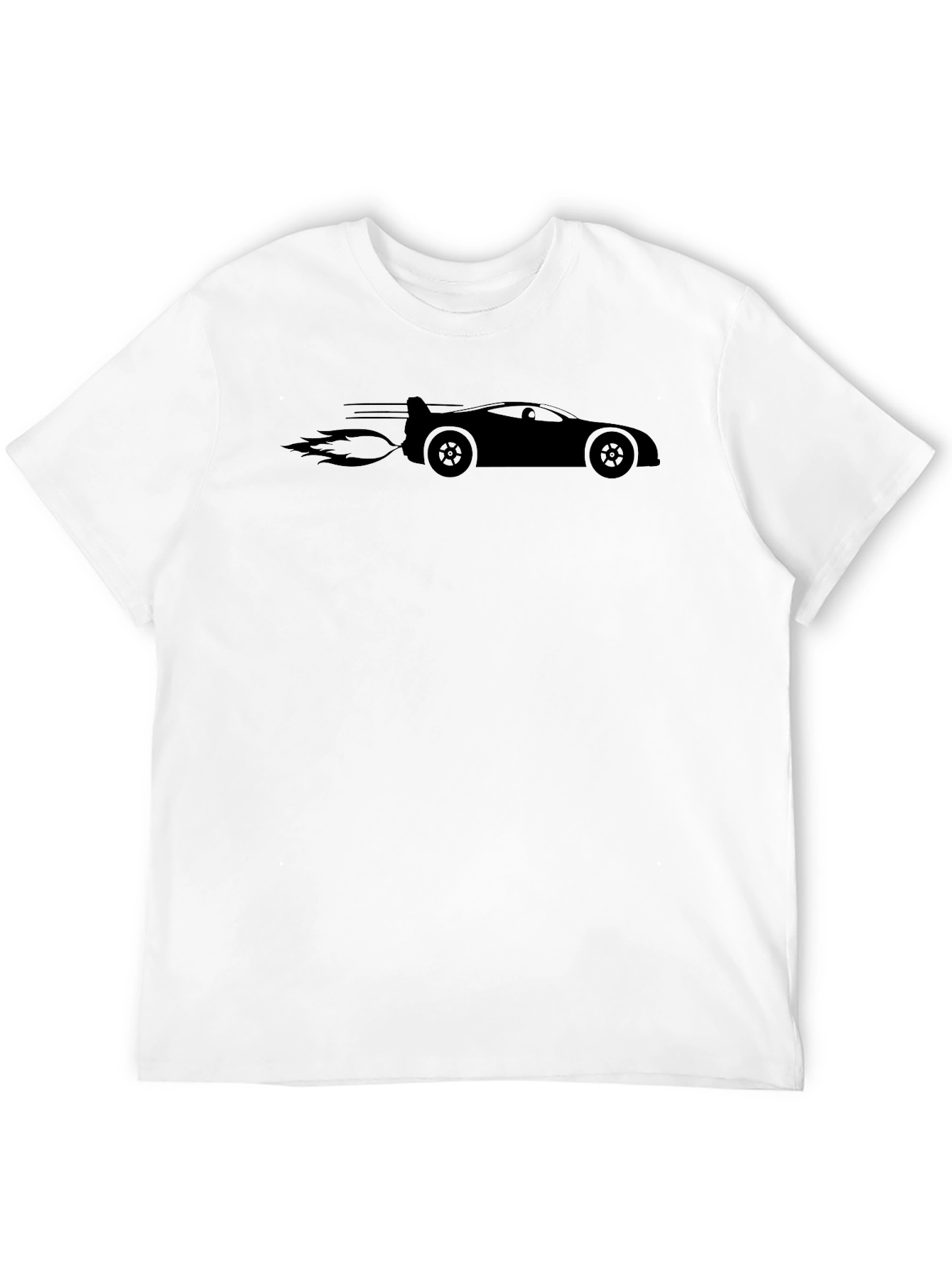 Sleek Black Car Rocket Tee