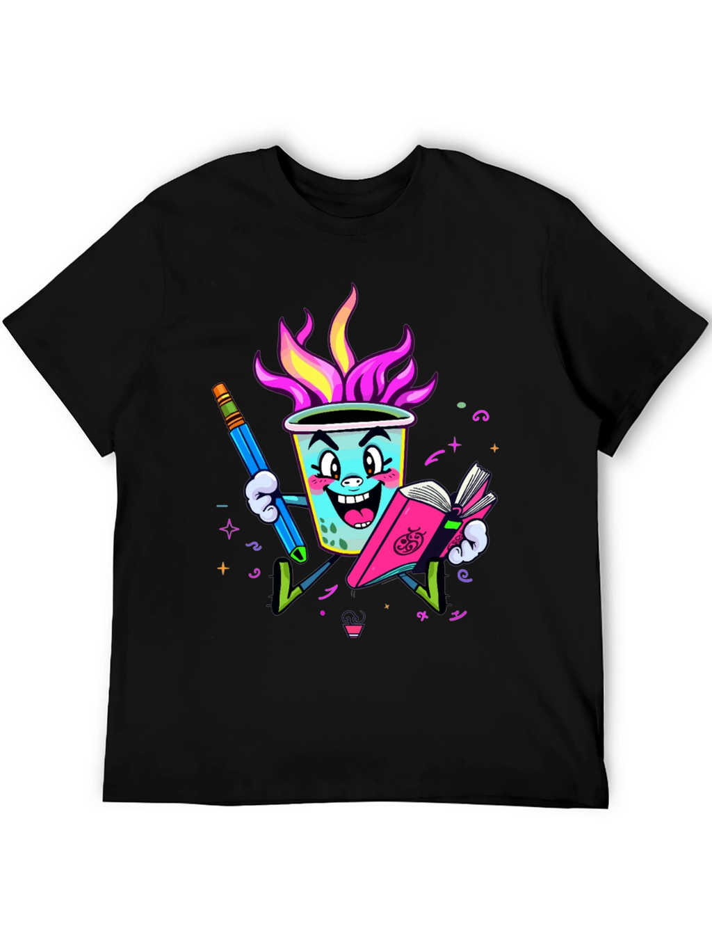 Fun Cartoon Drink T-Shirt