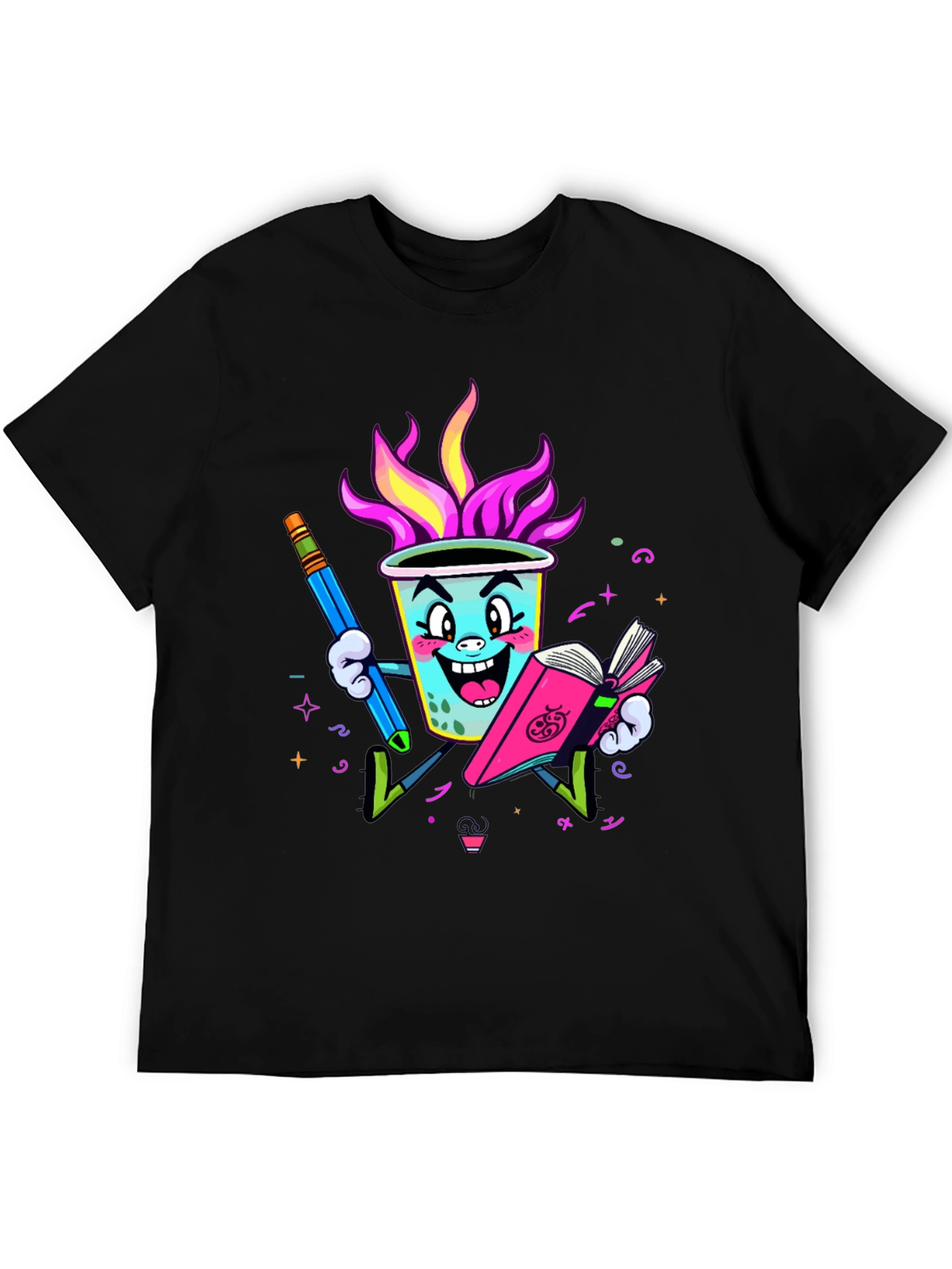 Fun Cartoon Drink T-Shirt
