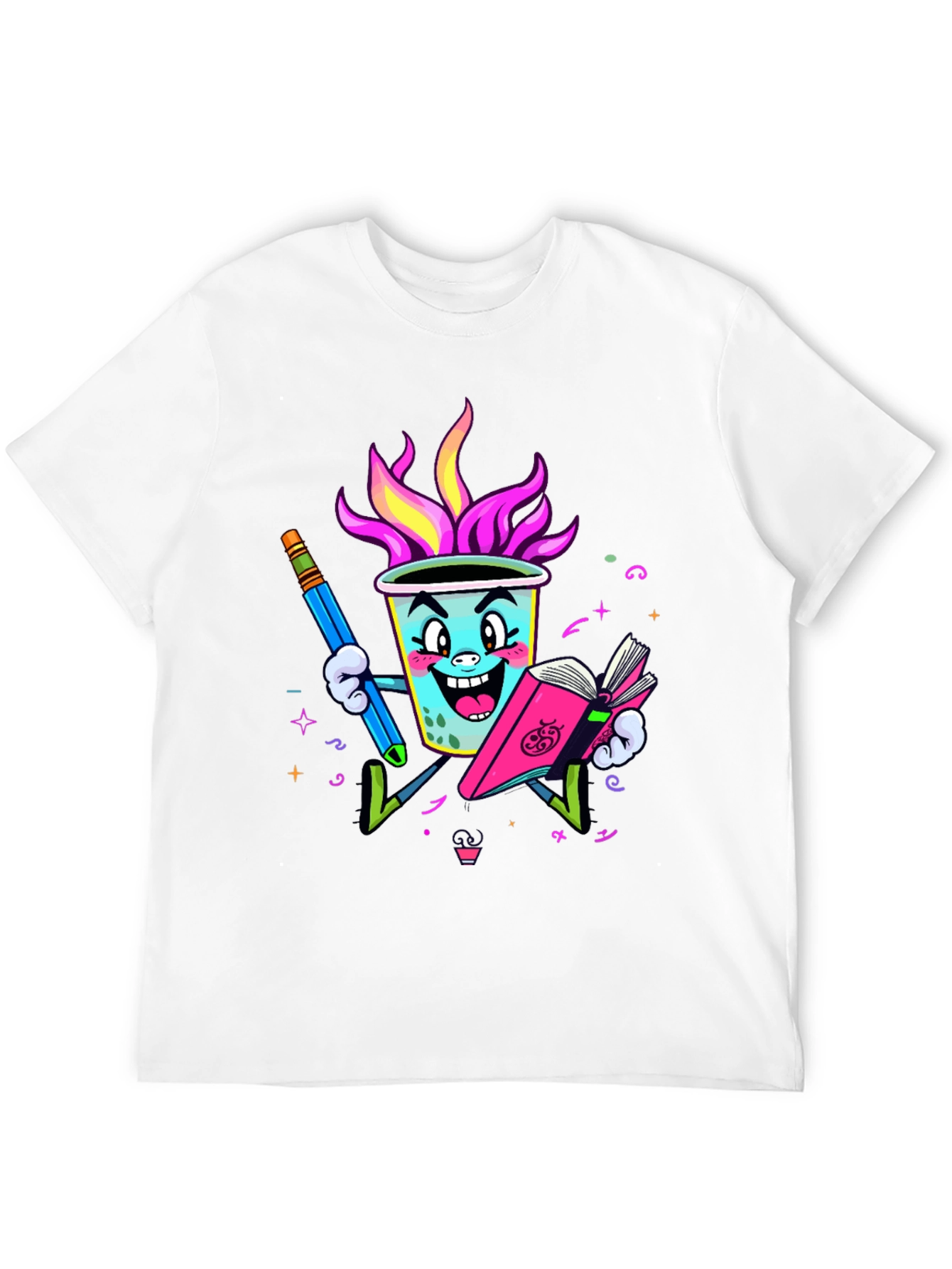 Fun Cartoon Drink T-Shirt