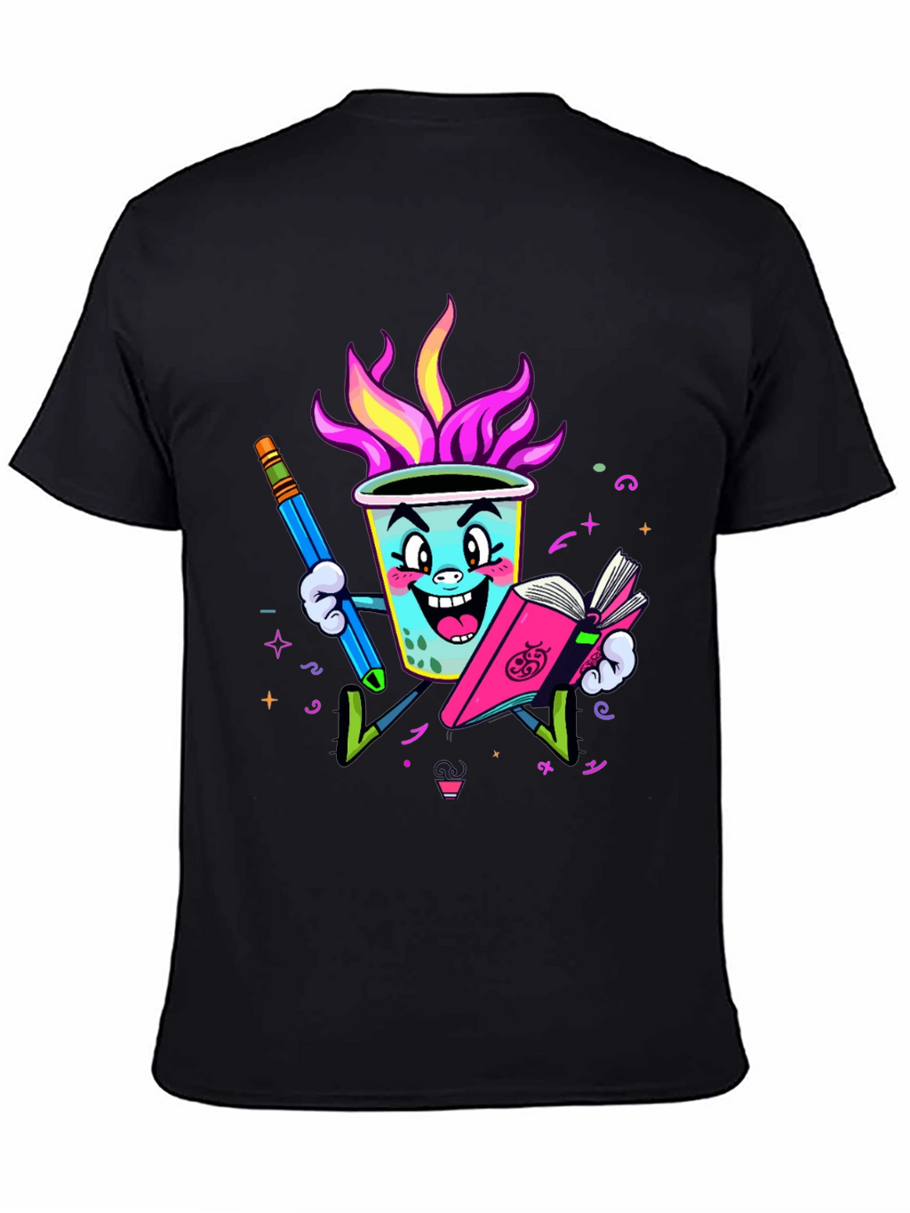 Fun Cartoon Drink T-Shirt