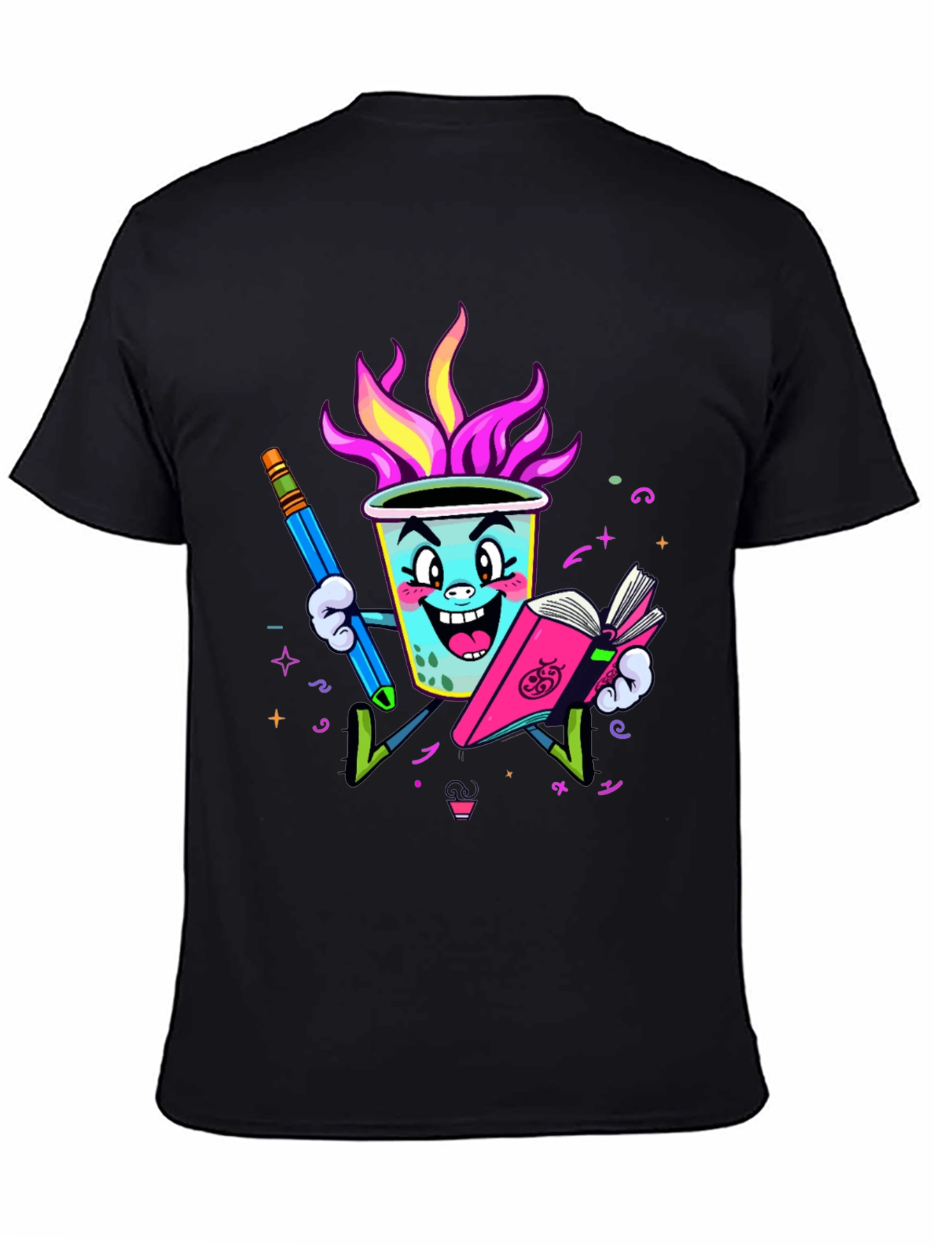 Fun Cartoon Drink T-Shirt