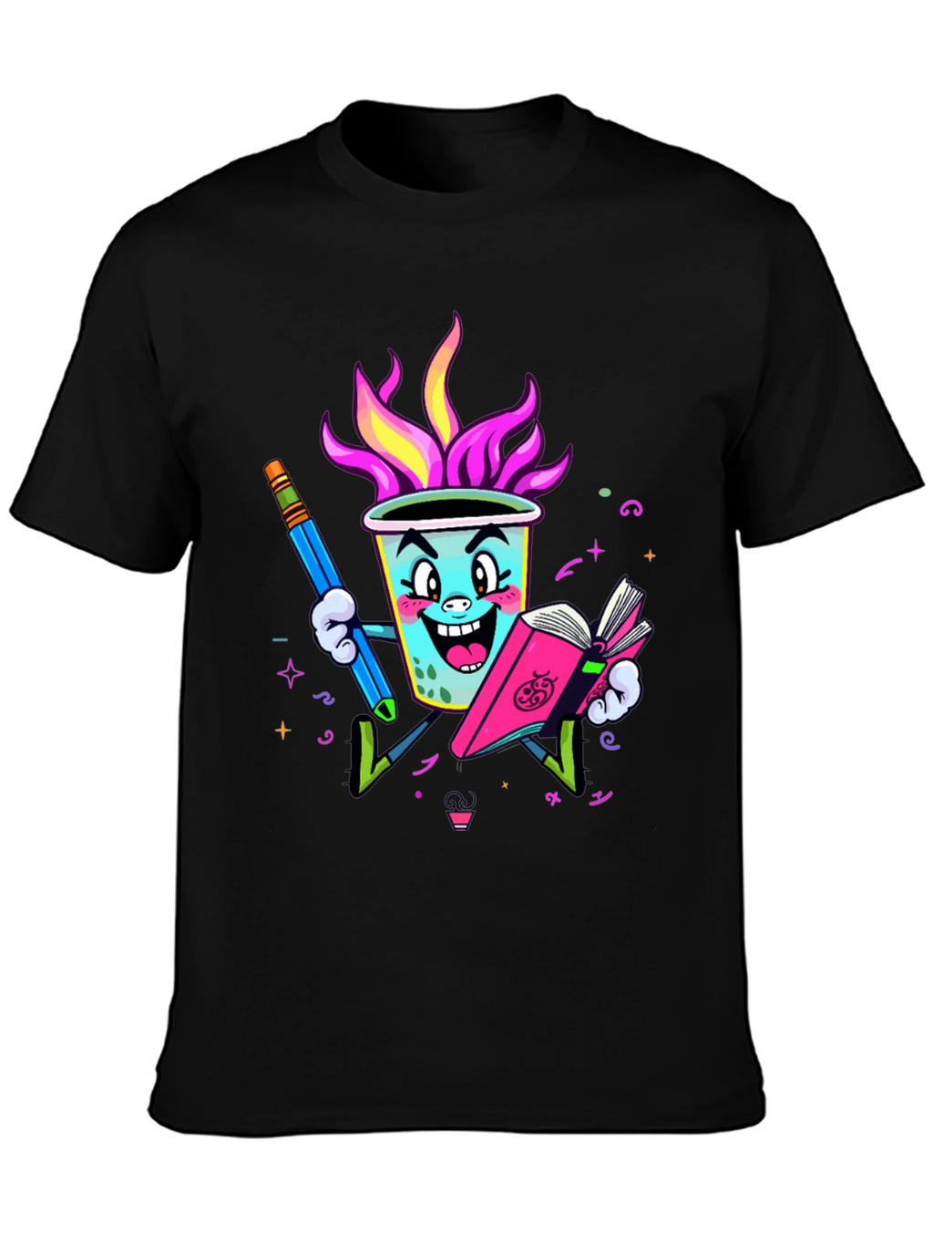 Fun Cartoon Drink T-Shirt