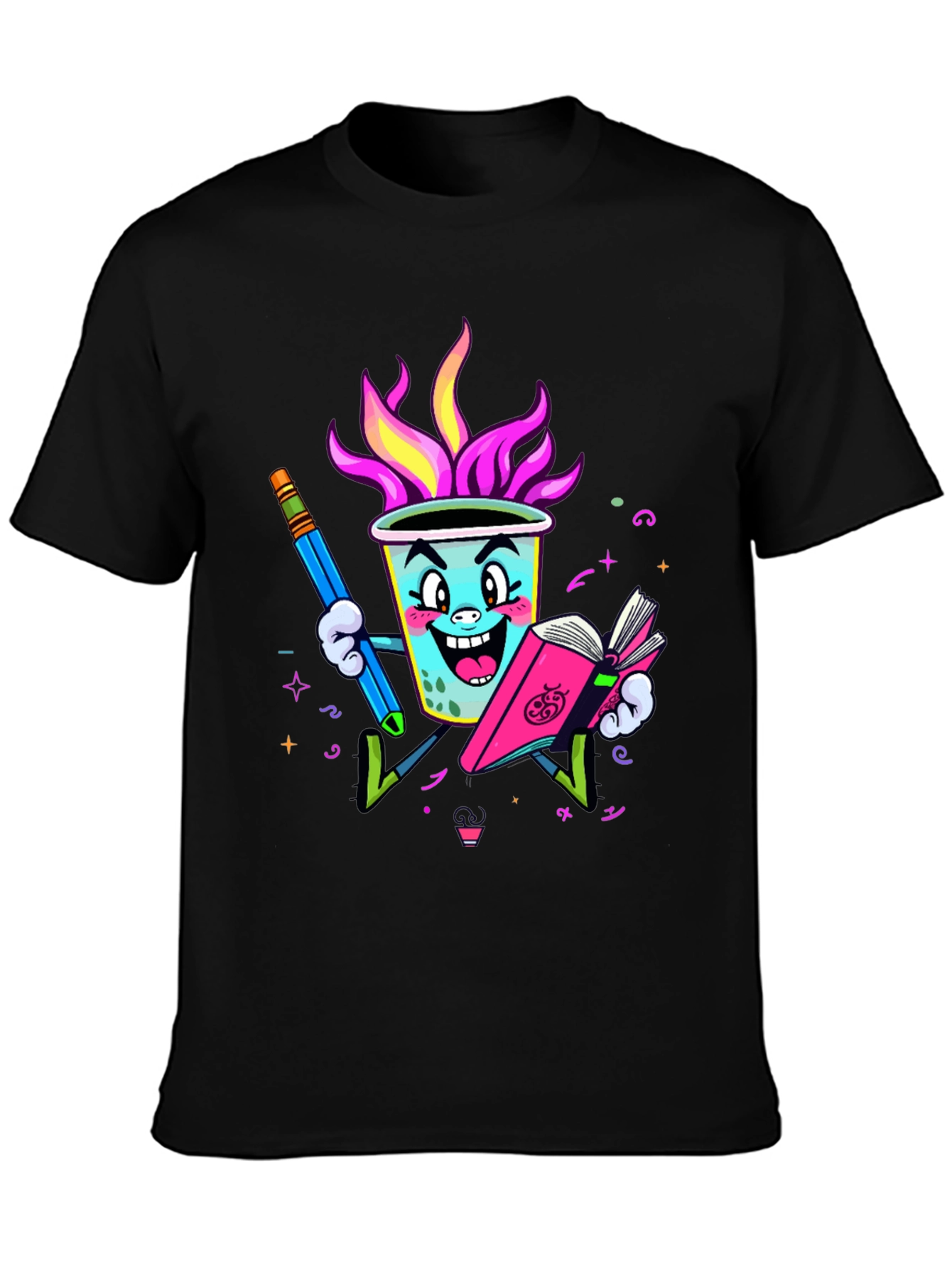 Fun Cartoon Drink T-Shirt