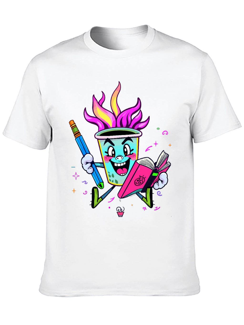 Fun Cartoon Drink T-Shirt