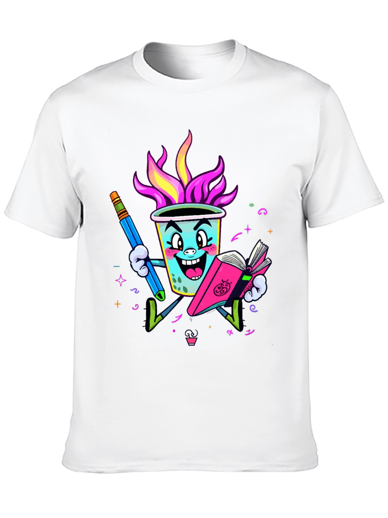 Fun Cartoon Drink T-Shirt