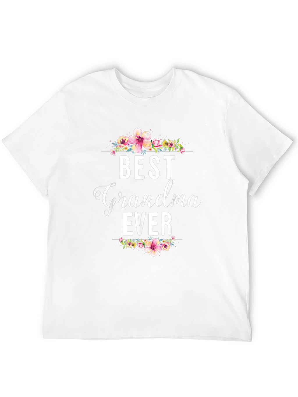 Best Grandma Ever Floral T-Shirt