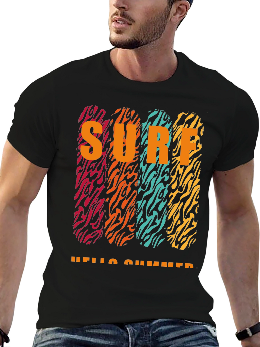 Surf Hello Summer Graphic Tee