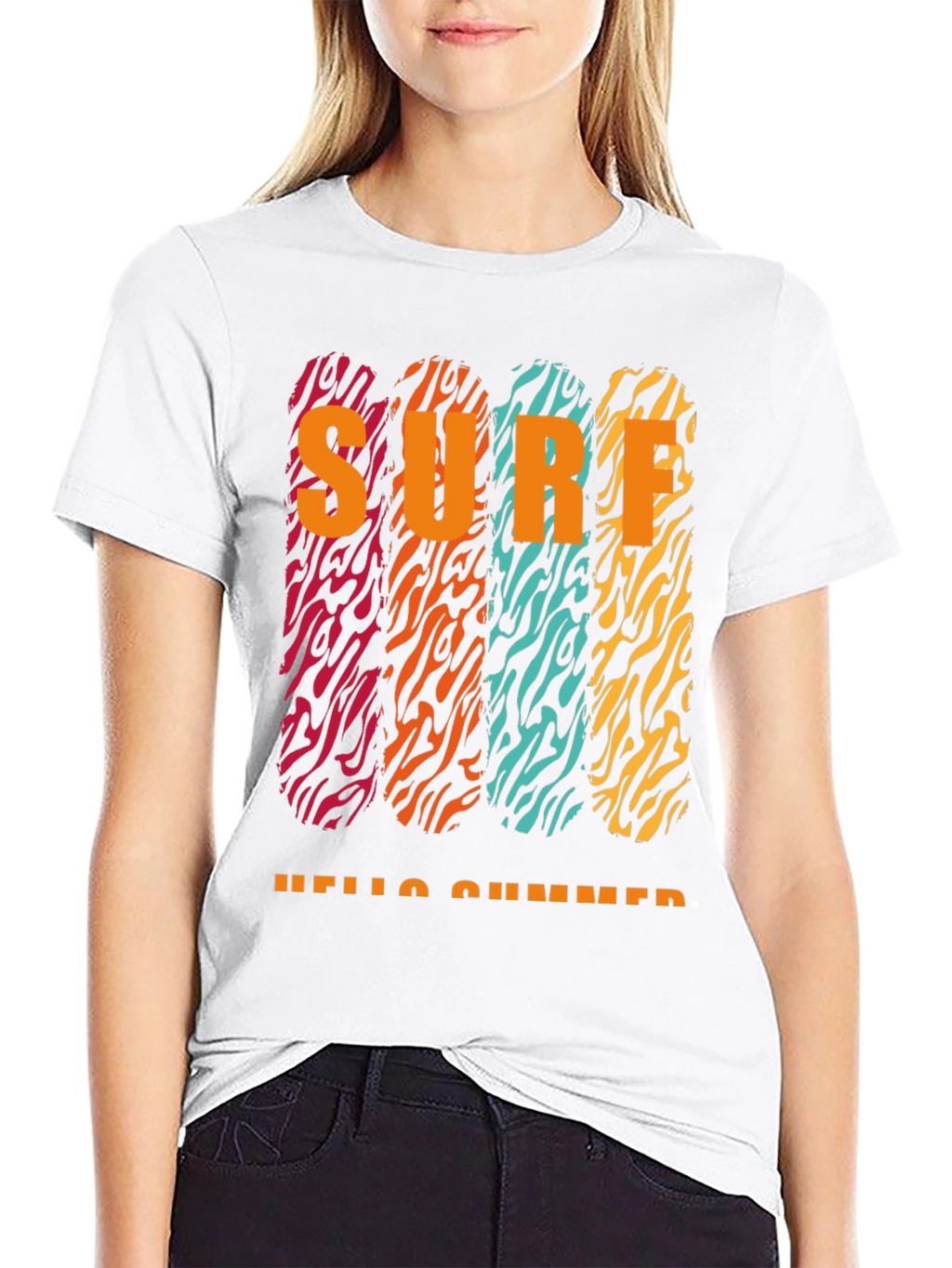 Surf Hello Summer Graphic Tee