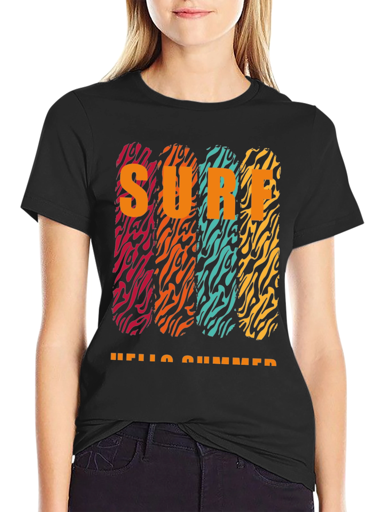 Surf Hello Summer Graphic Tee