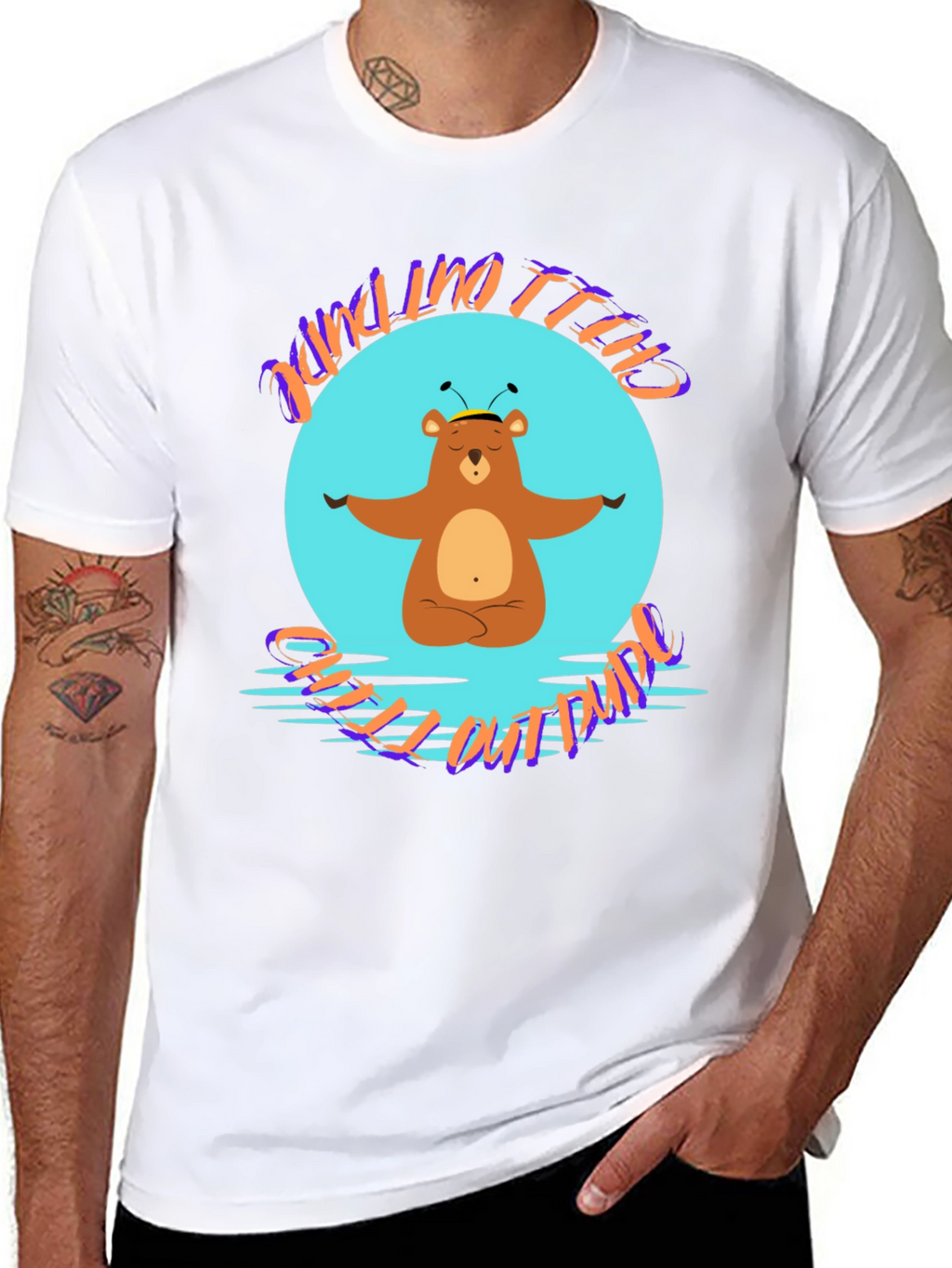 Chill Out Dude Bear T-Shirt