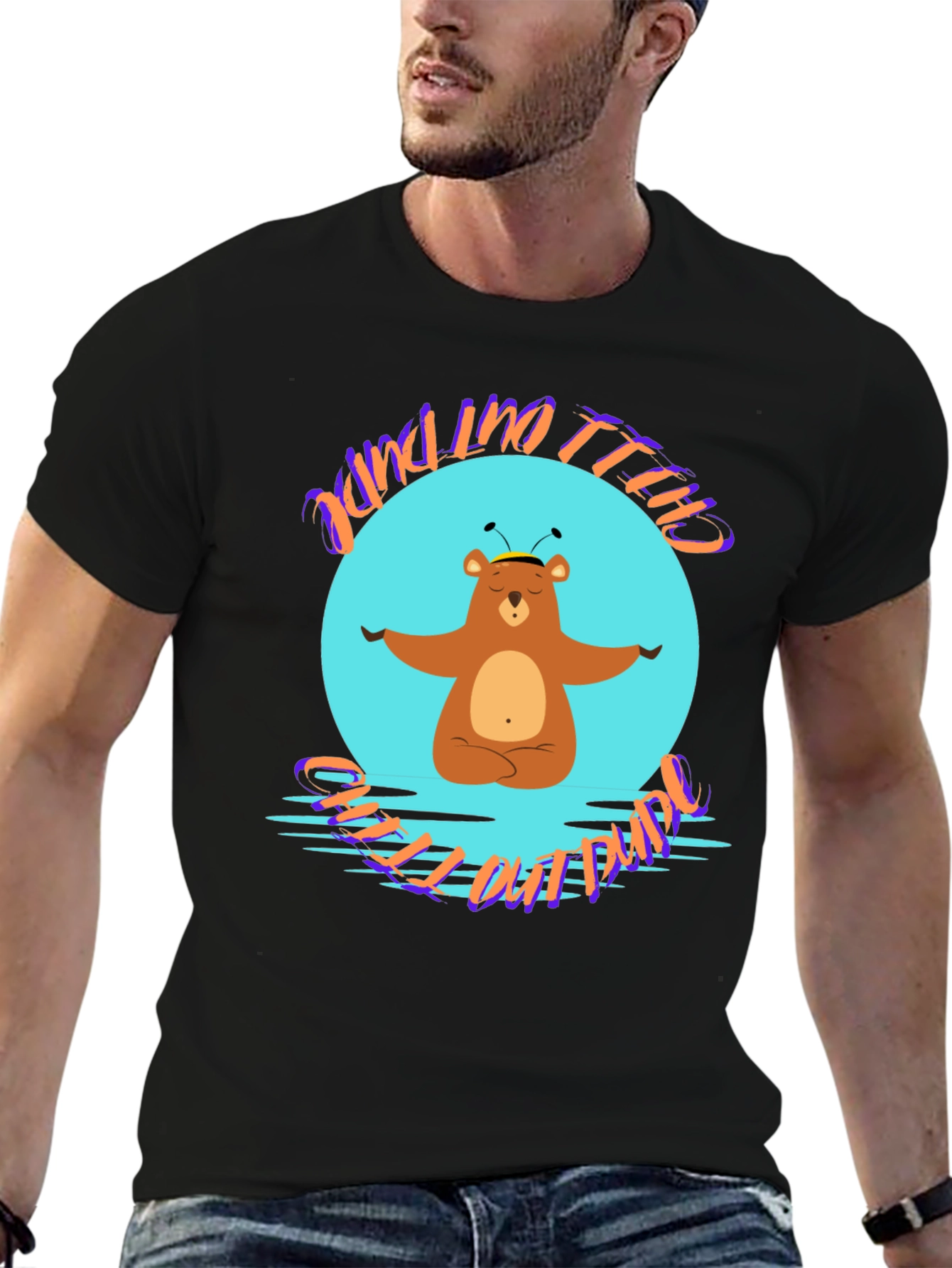 Chill Out Dude Bear T-Shirt