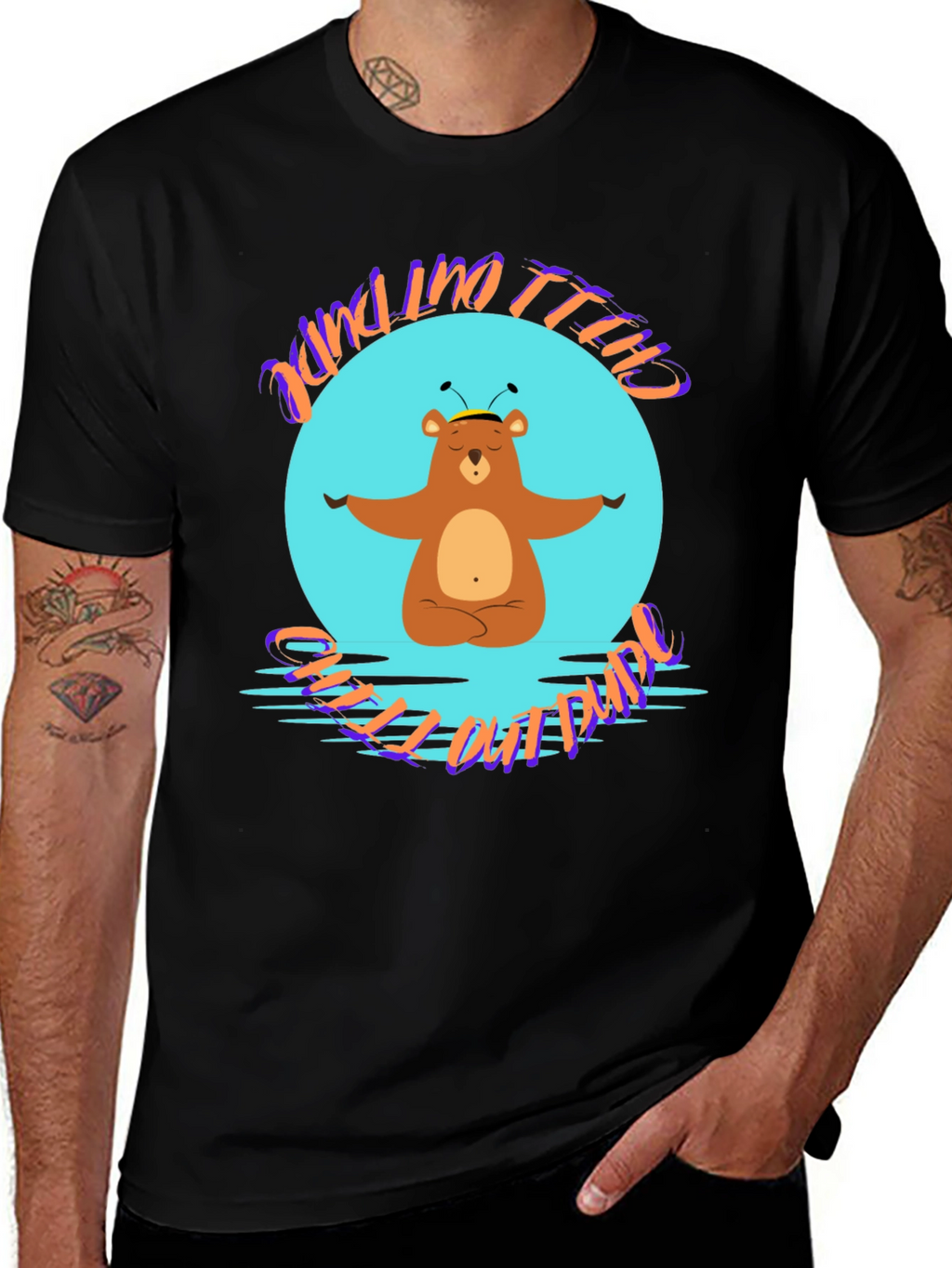 Chill Out Dude Bear T-Shirt