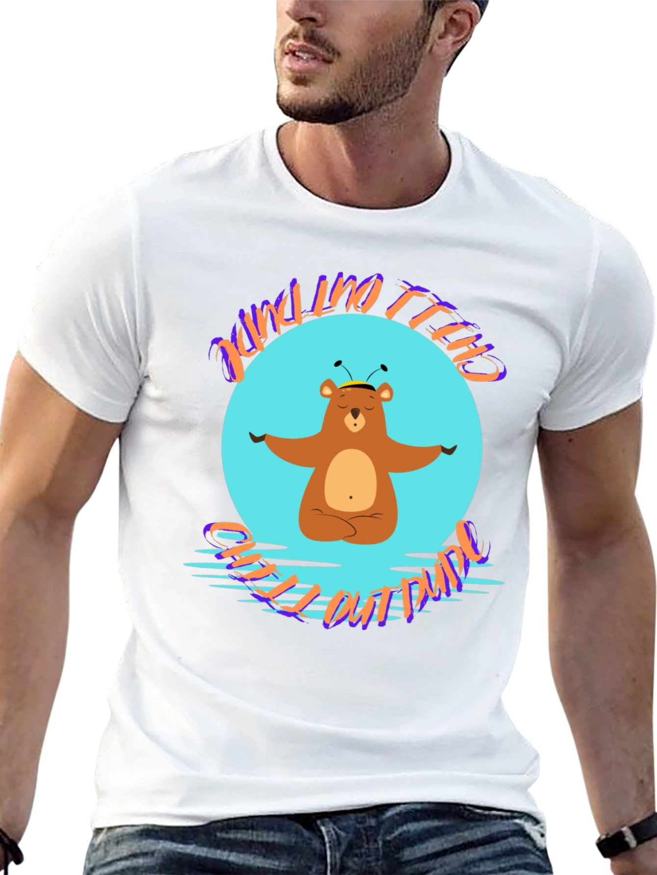 Chill Out Dude Bear T-Shirt
