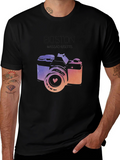 Boston Massachusetts Camera Graphic Tee