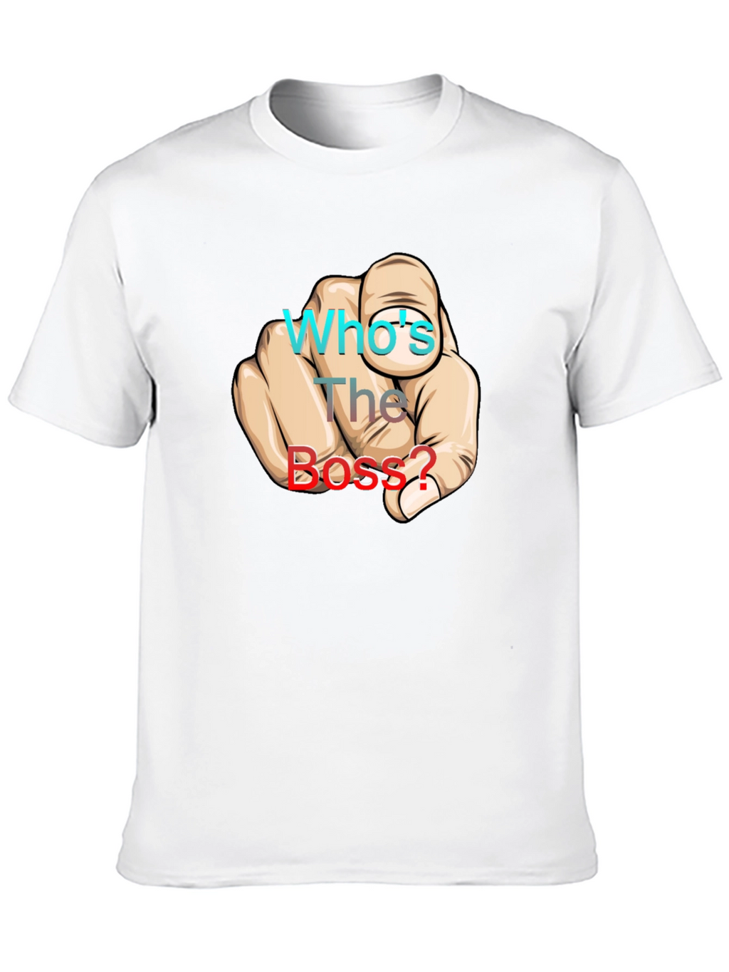 Whos The Boss? Graphic Print Black T-Shirt
