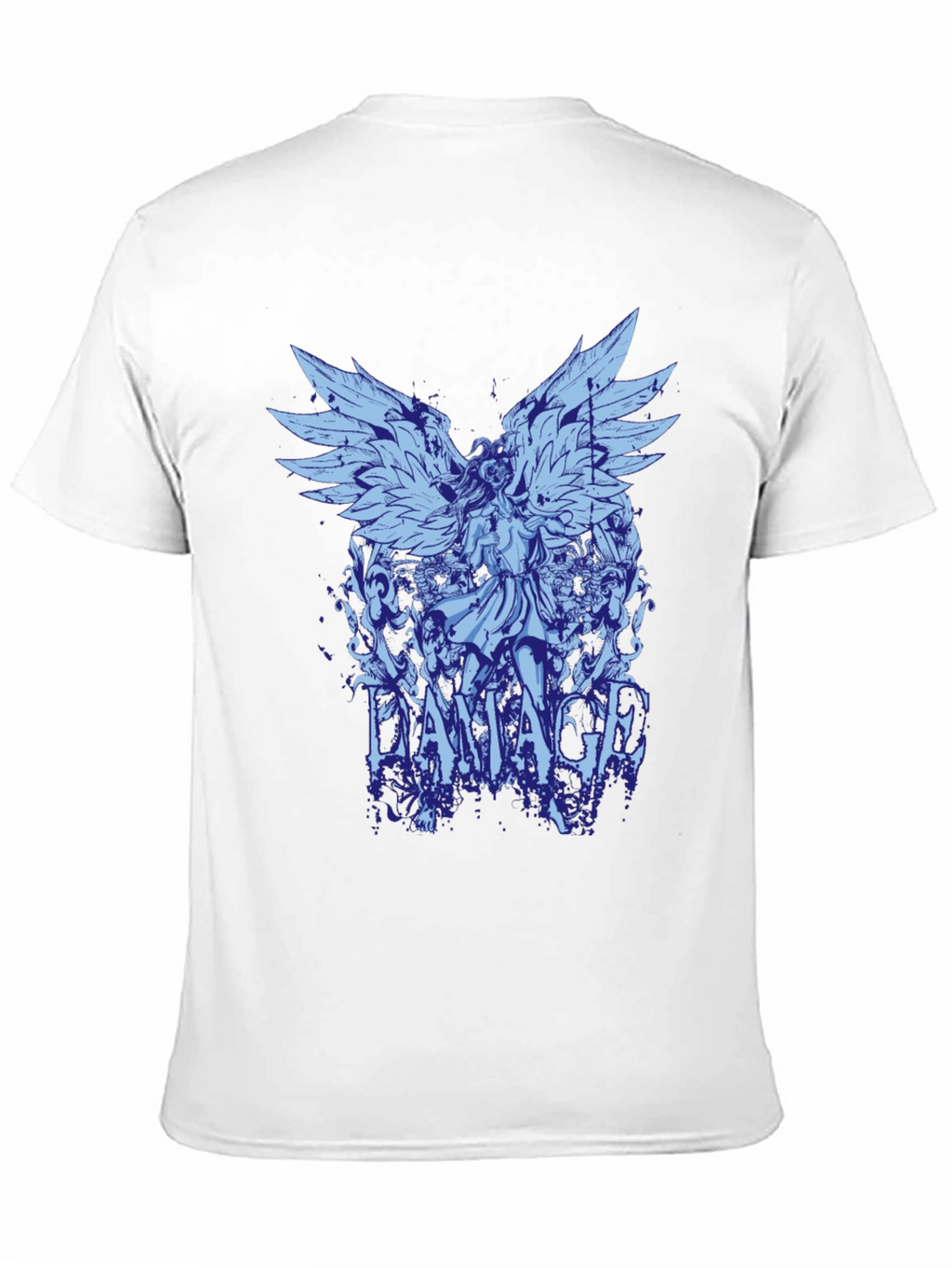 Damaged Angel Graphic Print T-Shirt
