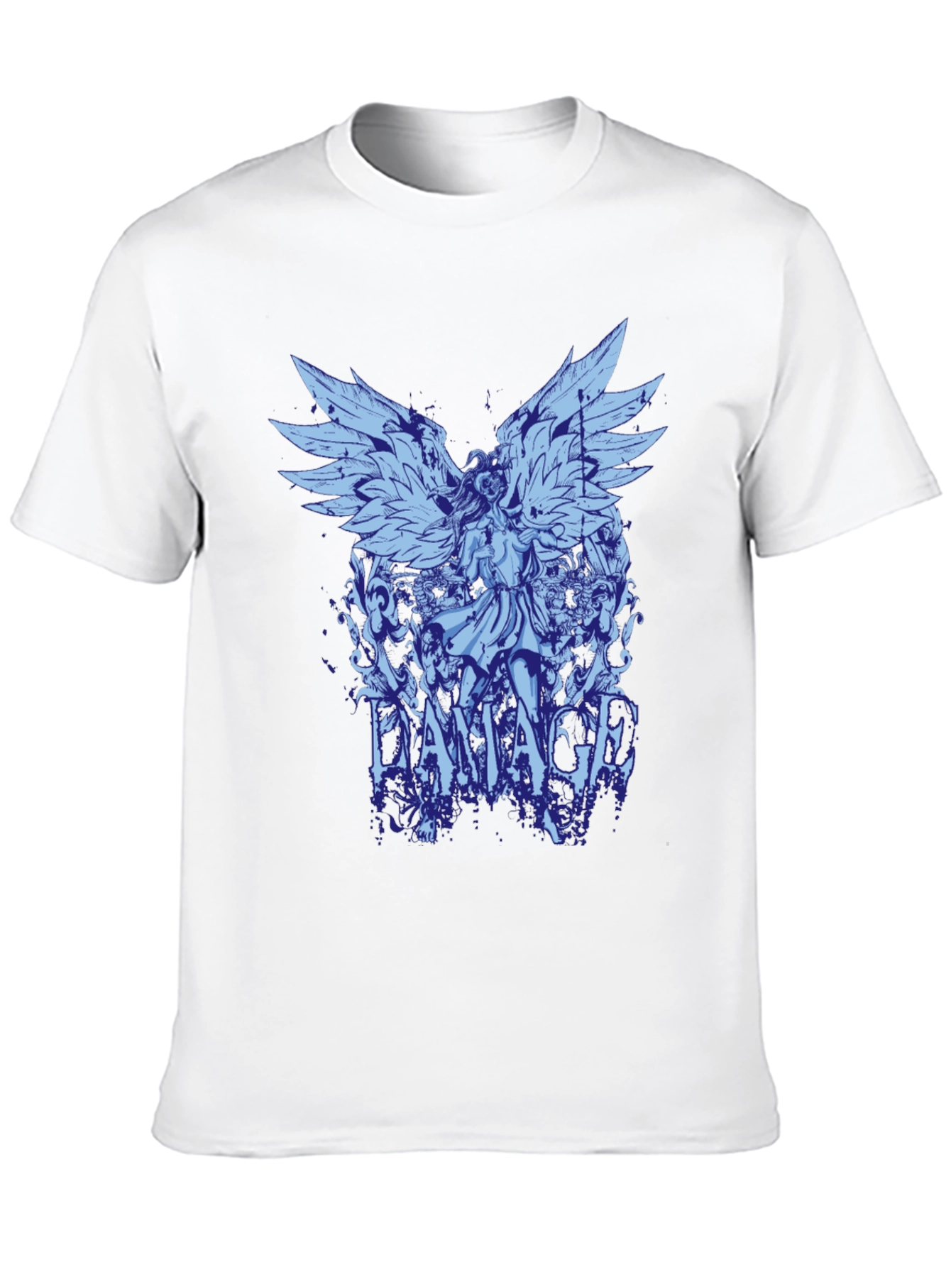 Damaged Angel Graphic Print T-Shirt
