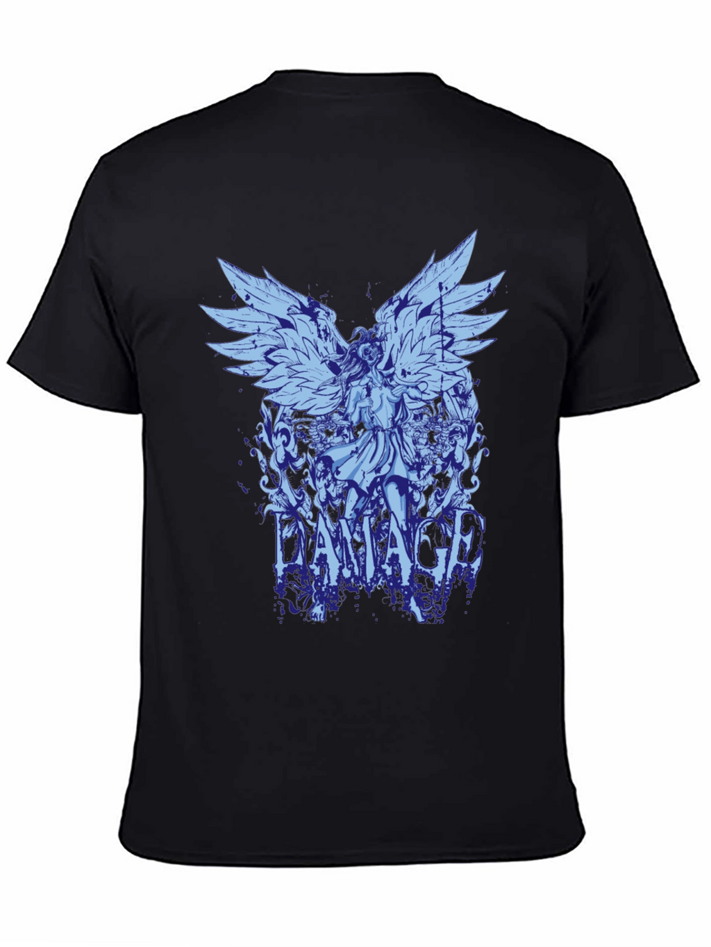 Damaged Angel Graphic Print T-Shirt
