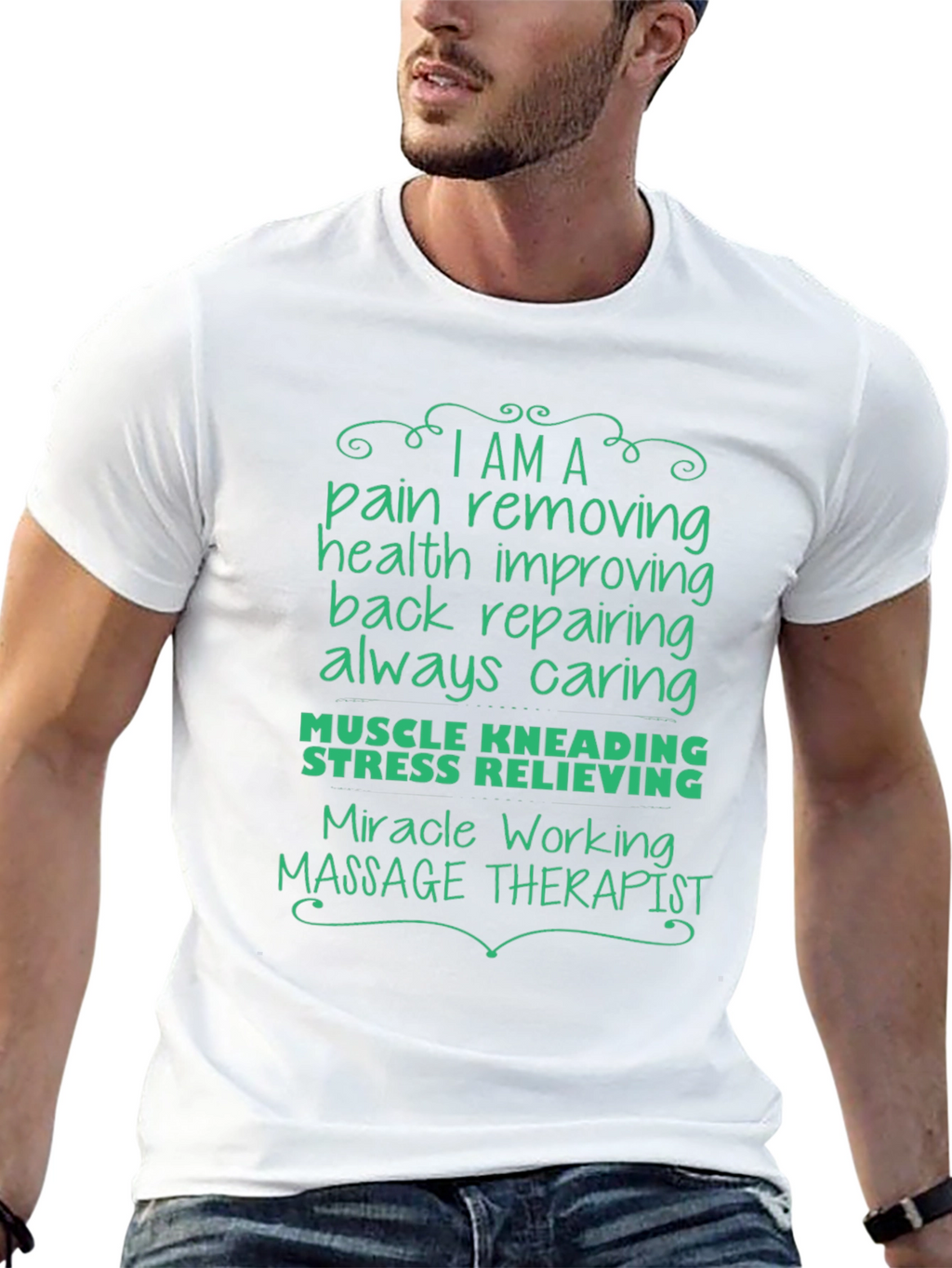 Massage Therapist T-Shirt: Pain Relief & Wellness