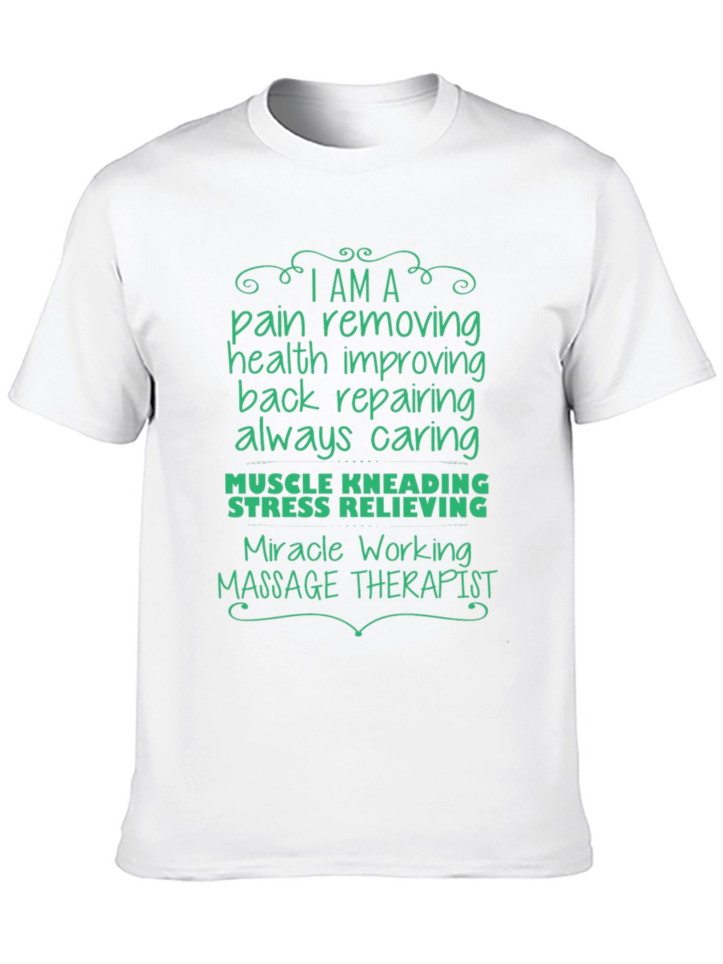 Massage Therapist T-Shirt: Pain Relief & Wellness