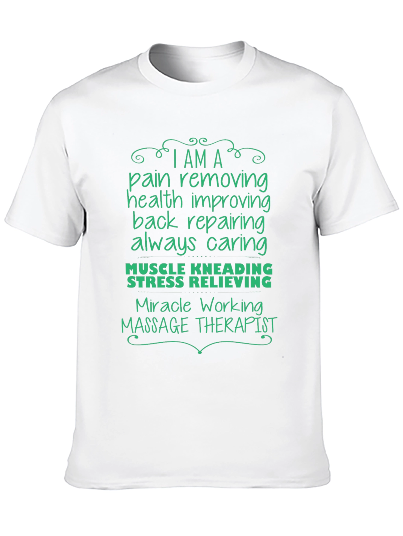 Massage Therapist T-Shirt: Pain Relief & Wellness