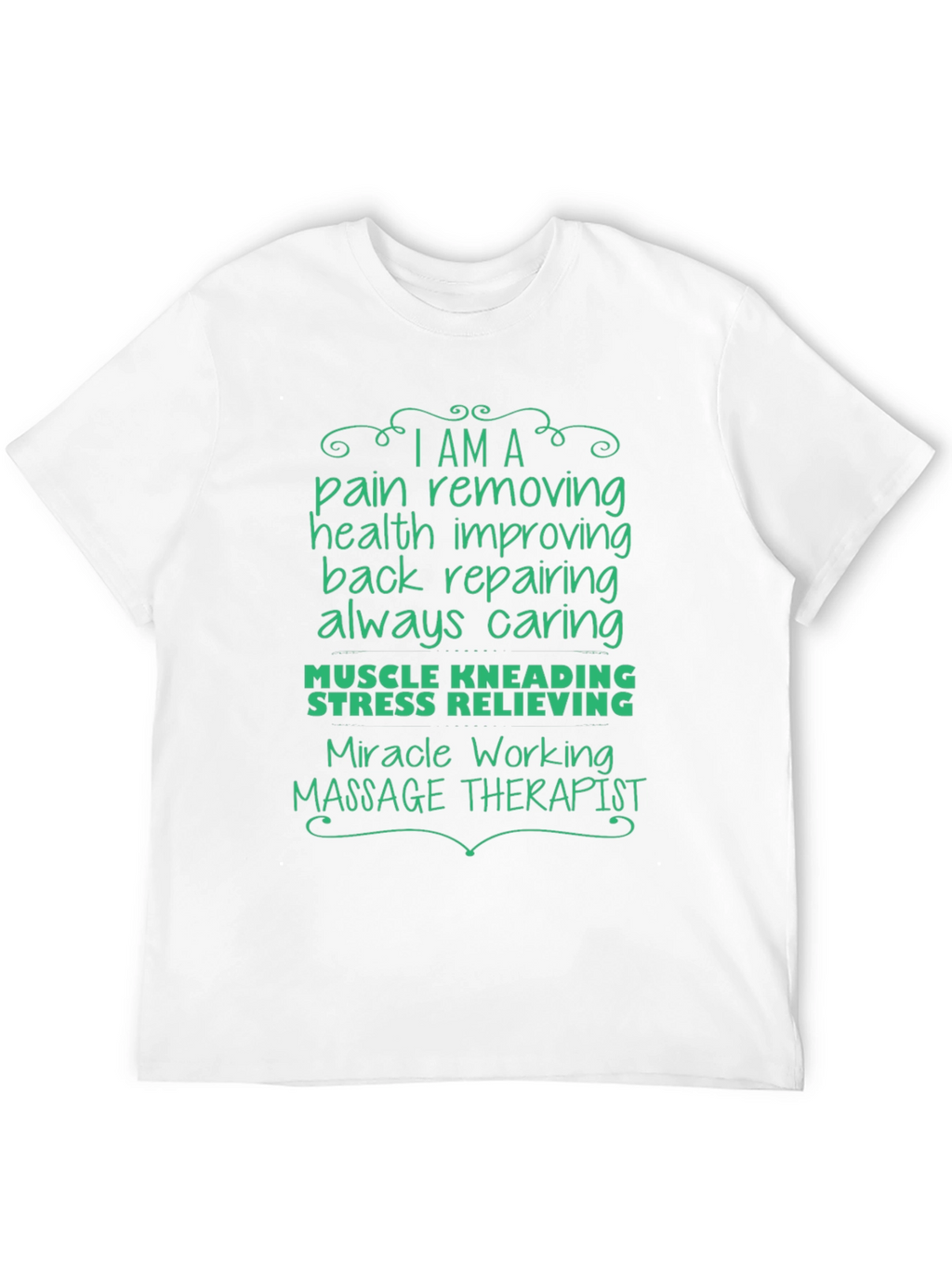 Massage Therapist T-Shirt: Pain Relief & Wellness