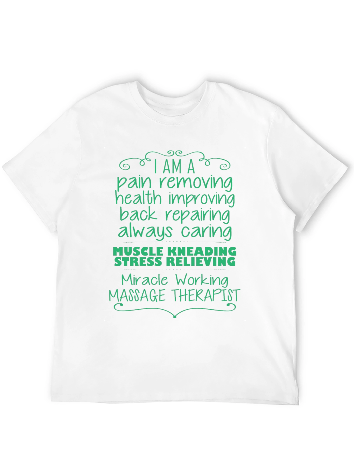 Massage Therapist T-Shirt: Pain Relief & Wellness