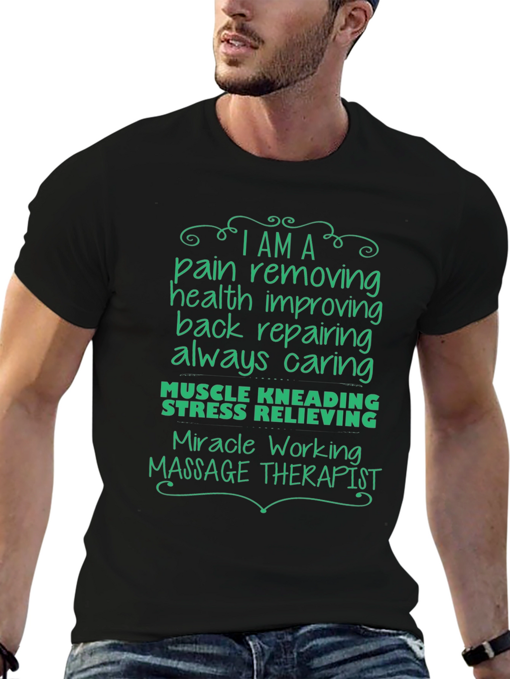 Massage Therapist T-Shirt: Pain Relief & Wellness