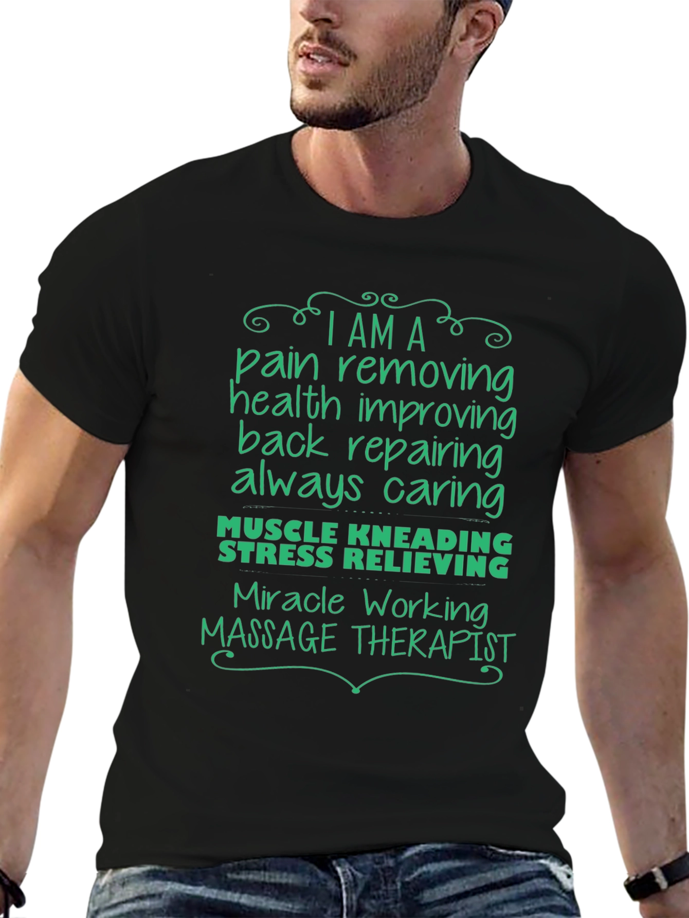 Massage Therapist T-Shirt: Pain Relief & Wellness