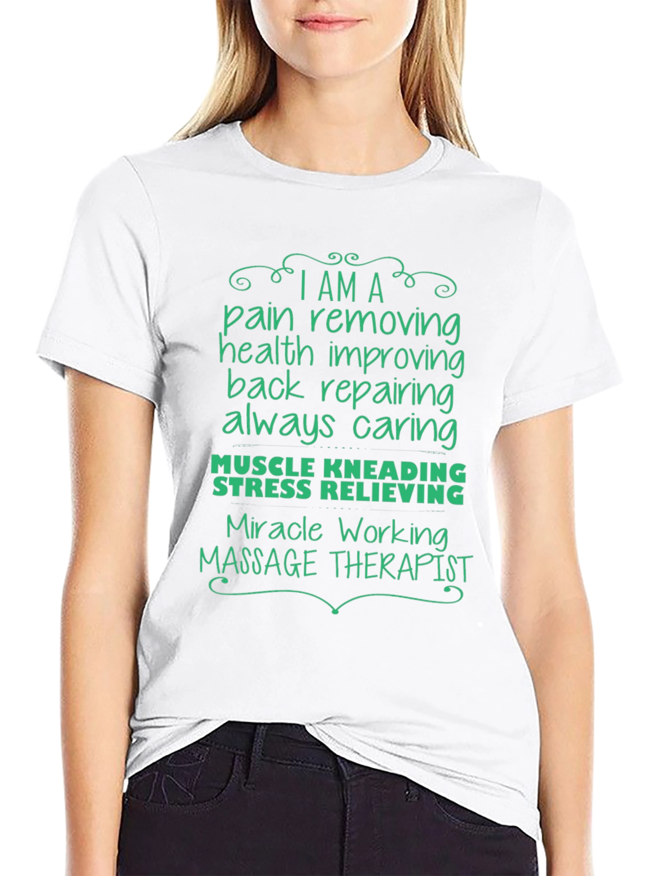 Massage Therapist T-Shirt: Pain Relief & Wellness