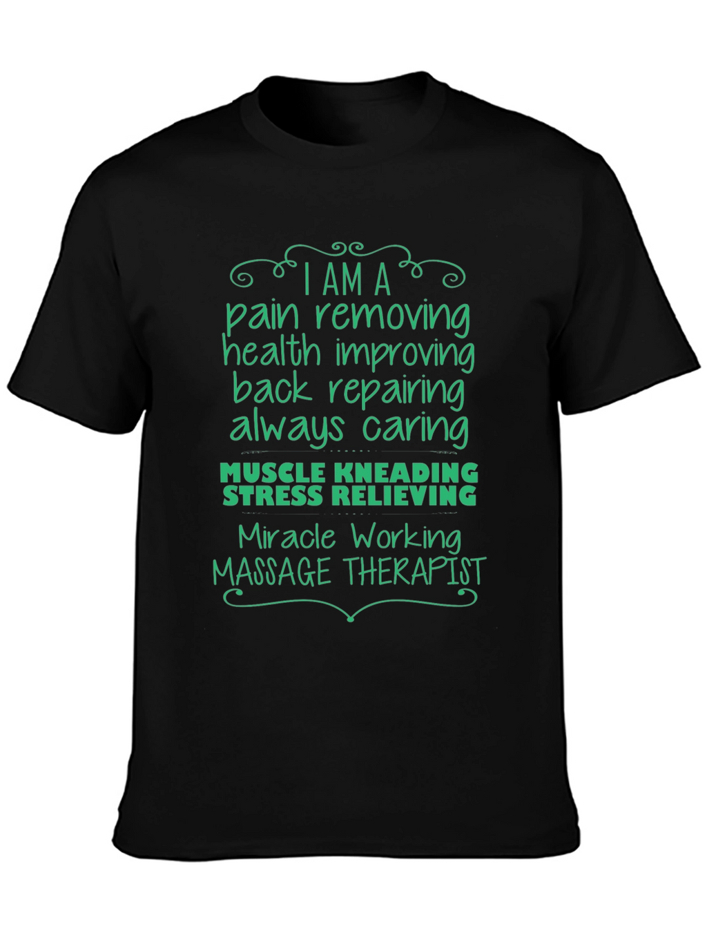 Massage Therapist T-Shirt: Pain Relief & Wellness