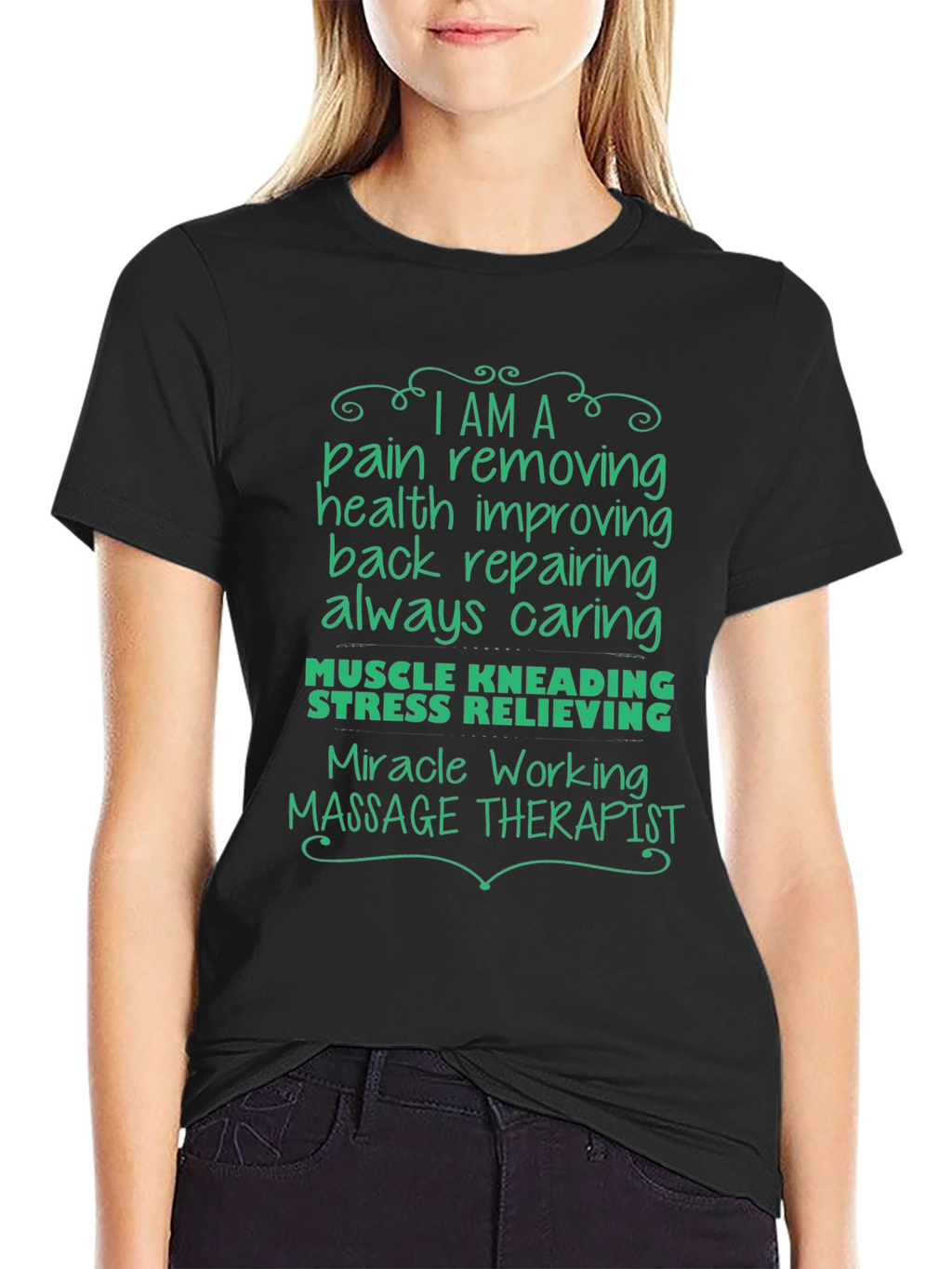 Massage Therapist T-Shirt: Pain Relief & Wellness