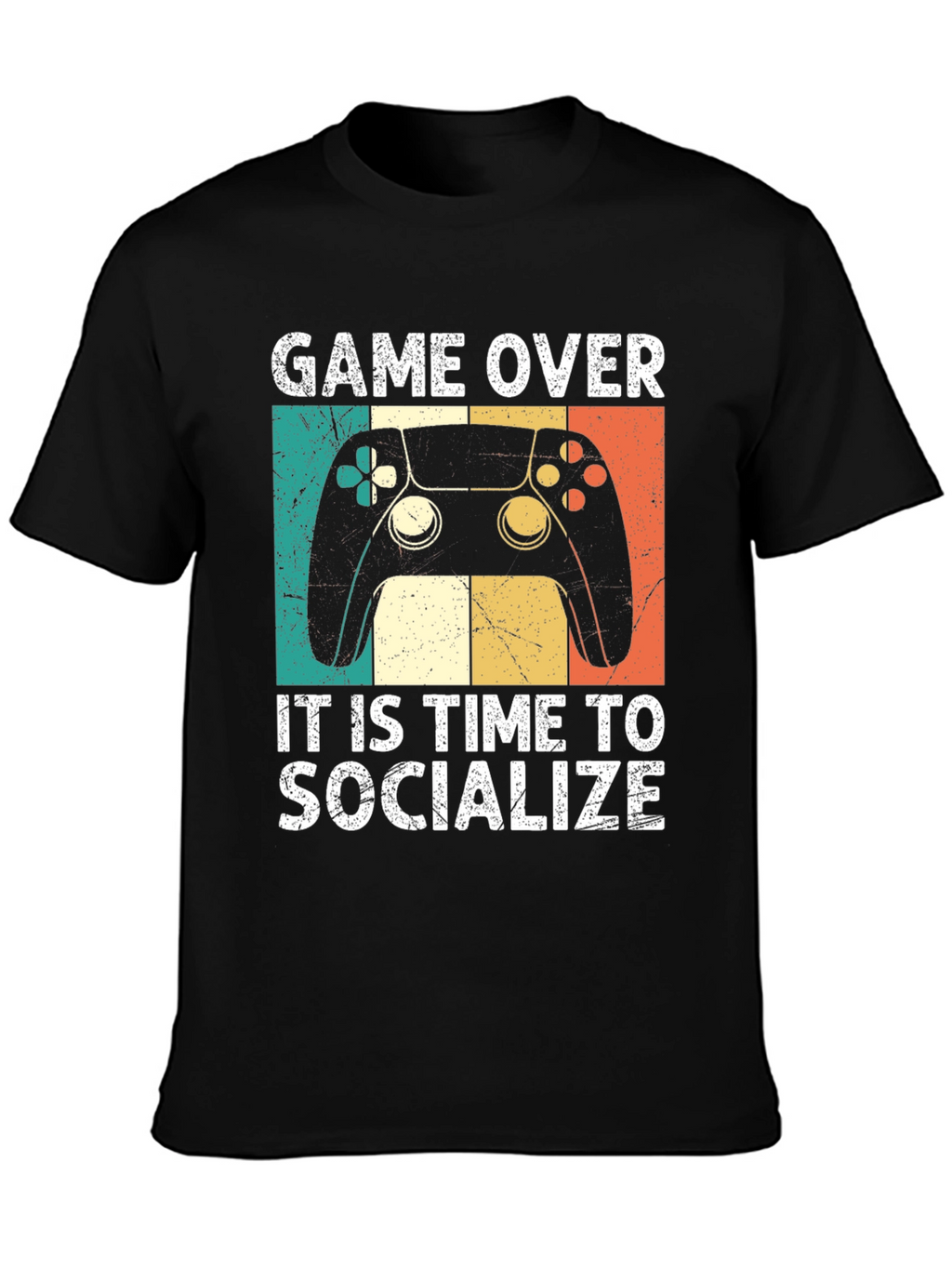 Game Over Socialize Graphic T-Shirt