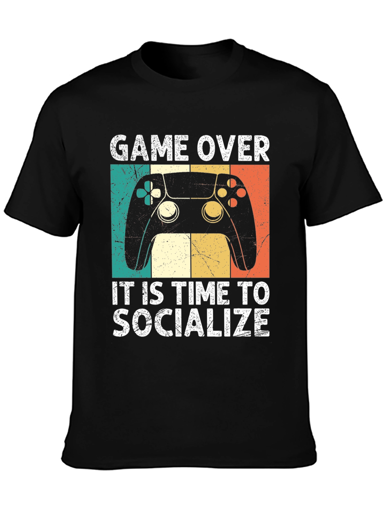Game Over Socialize Graphic T-Shirt